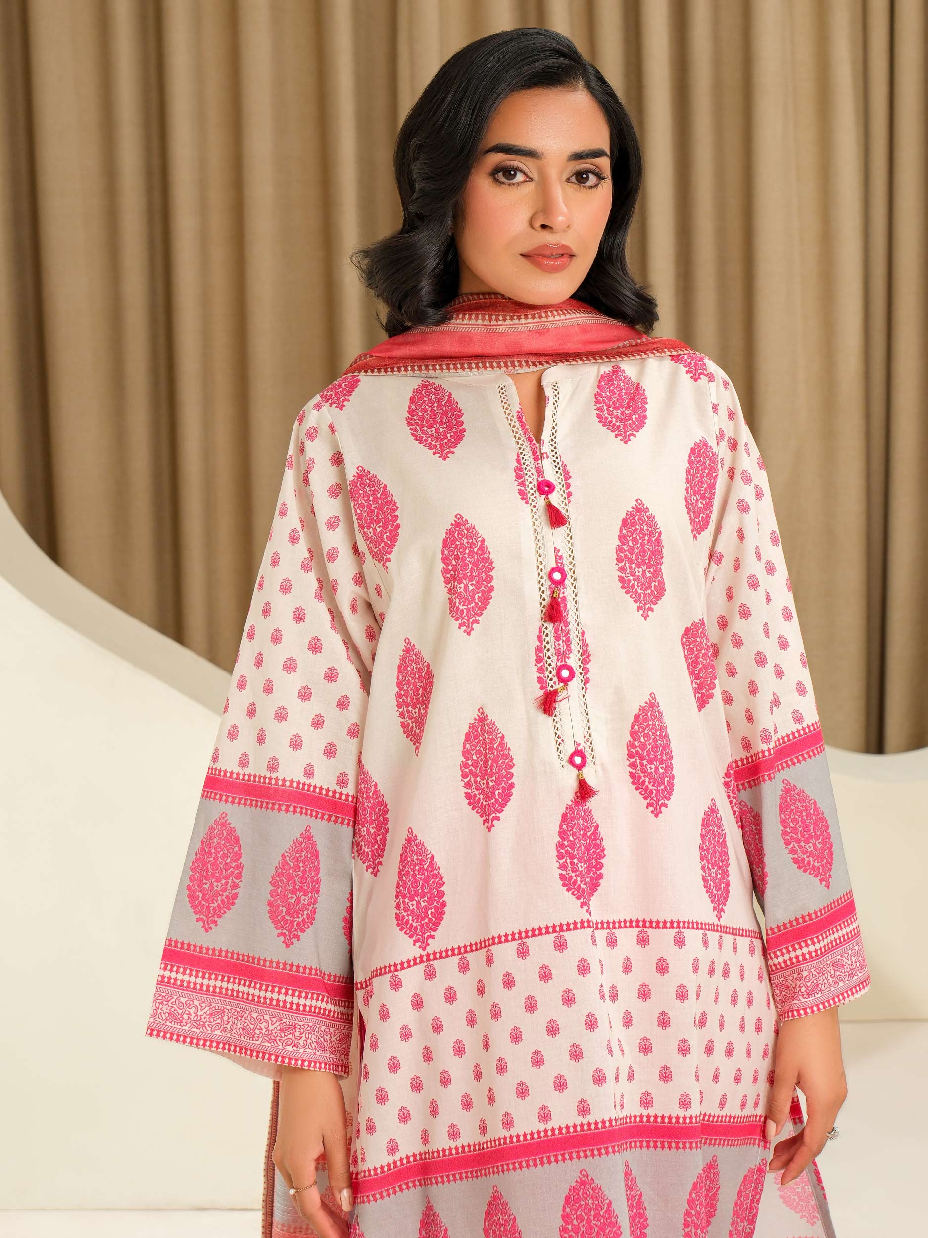 2 Piece Lawn Suit-Printed (Unstitched) - Image 4