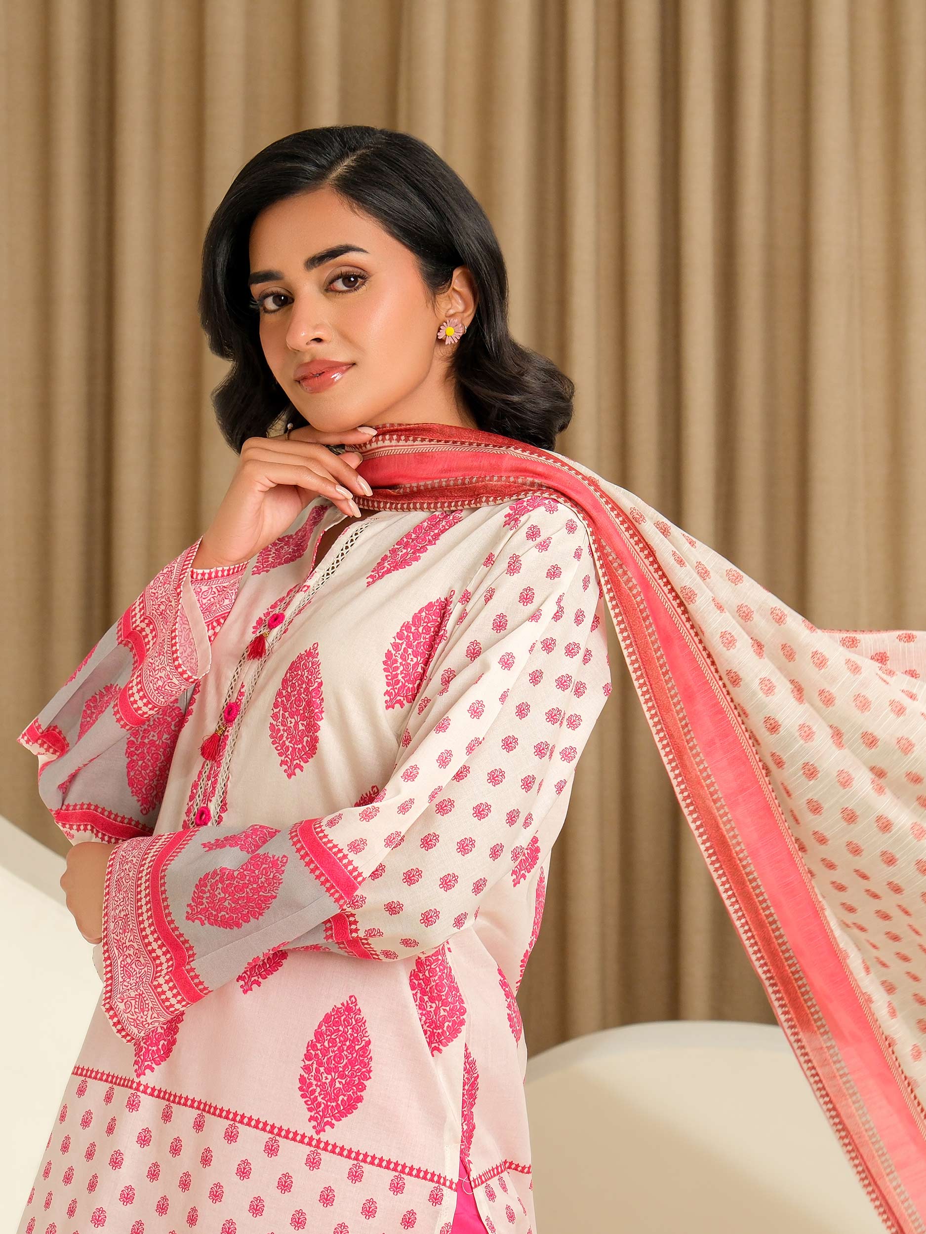 2 Piece Lawn Suit-Printed (Unstitched) - Image 5
