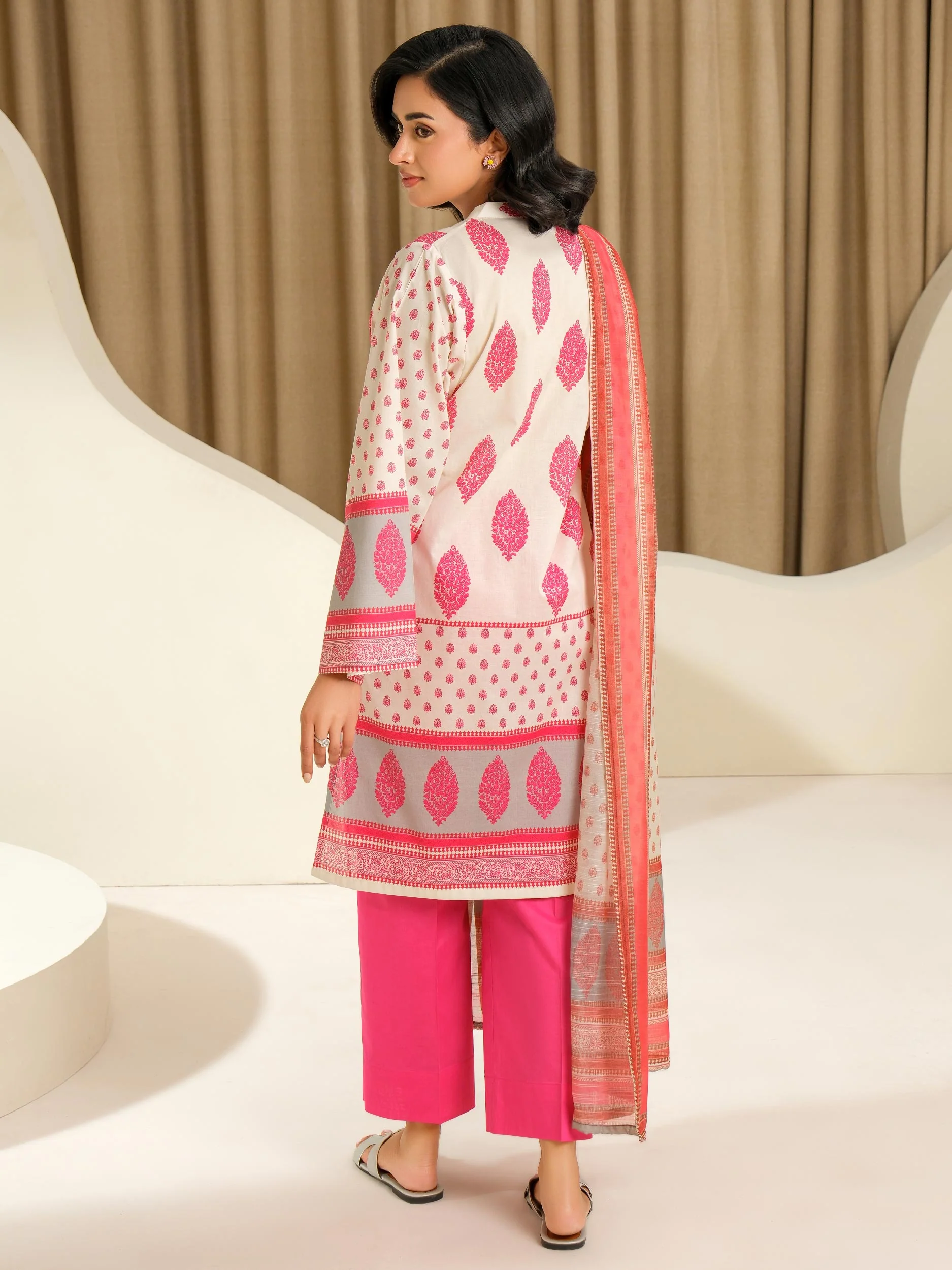 2 Piece Lawn Suit-Printed (Unstitched) - Image 7