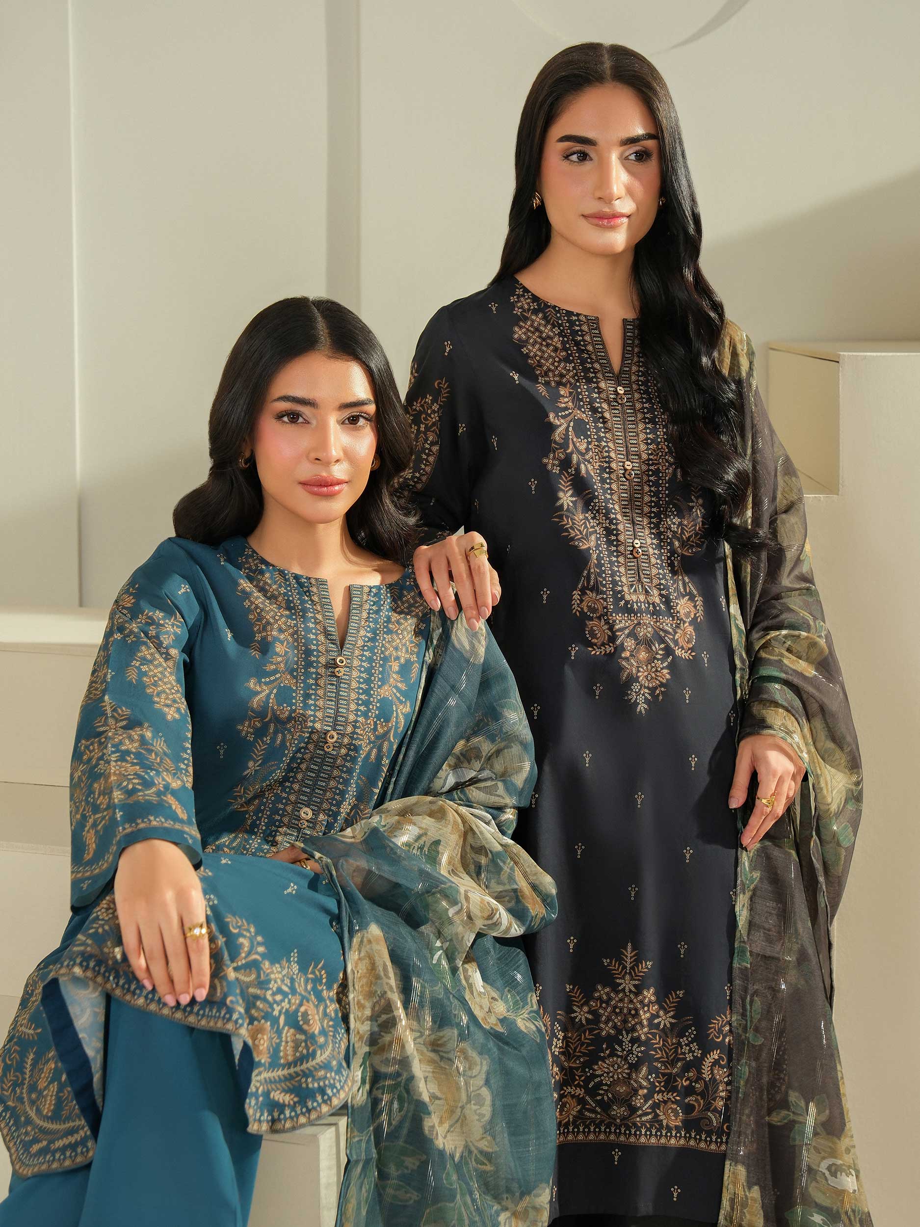 3 Piece Lawn Suit-Printed (Unstitched) - Image 7