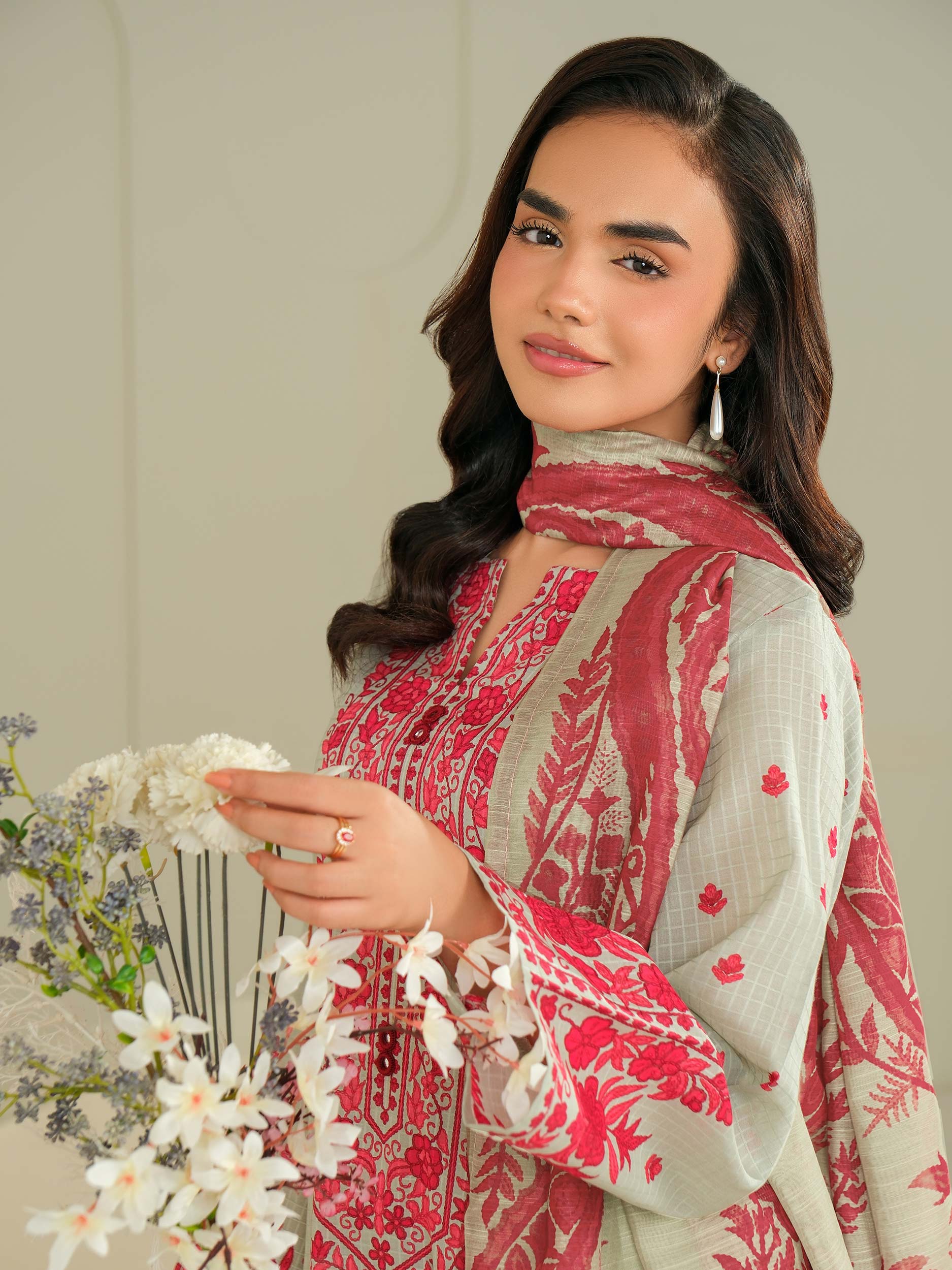 3 Piece Lawn Suit-Printed (Unstitched) - Image 6