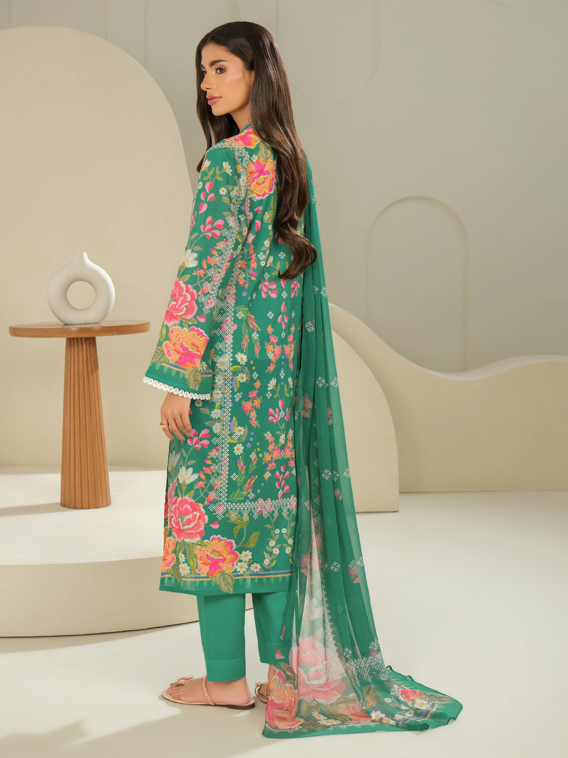3 Piece Lawn Suit-Printed (Unstitched) - Image 5