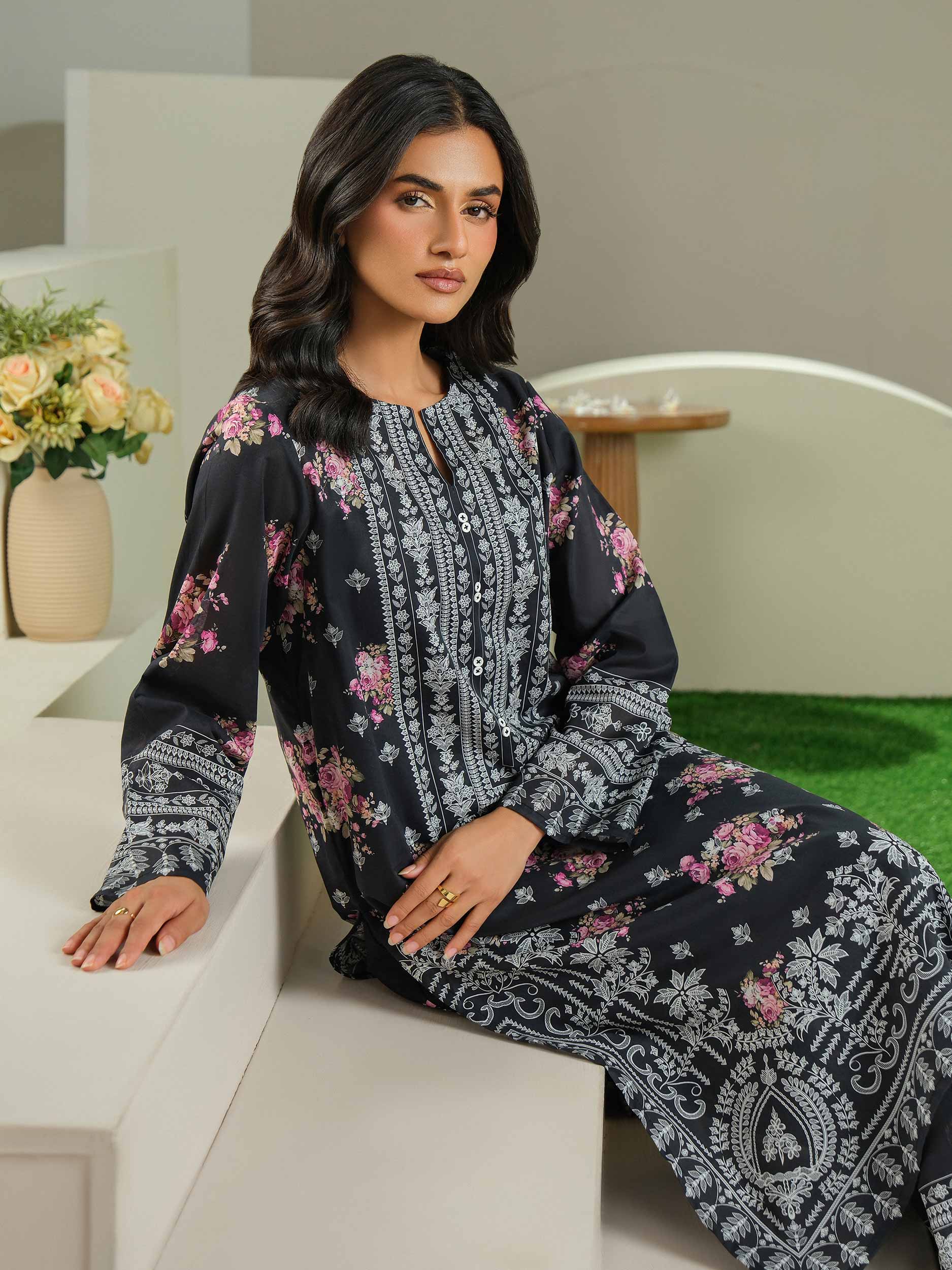 2 Piece Lawn Suit-Printed (Unstitched) - Image 2