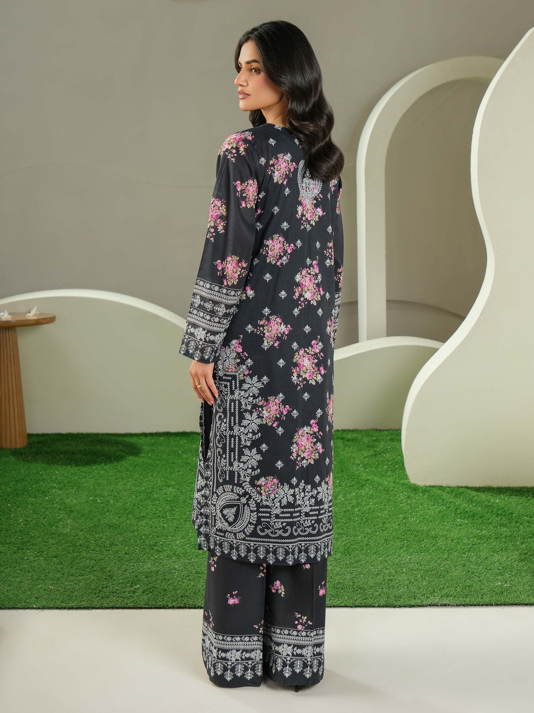 2 Piece Lawn Suit-Printed (Unstitched) - Image 4