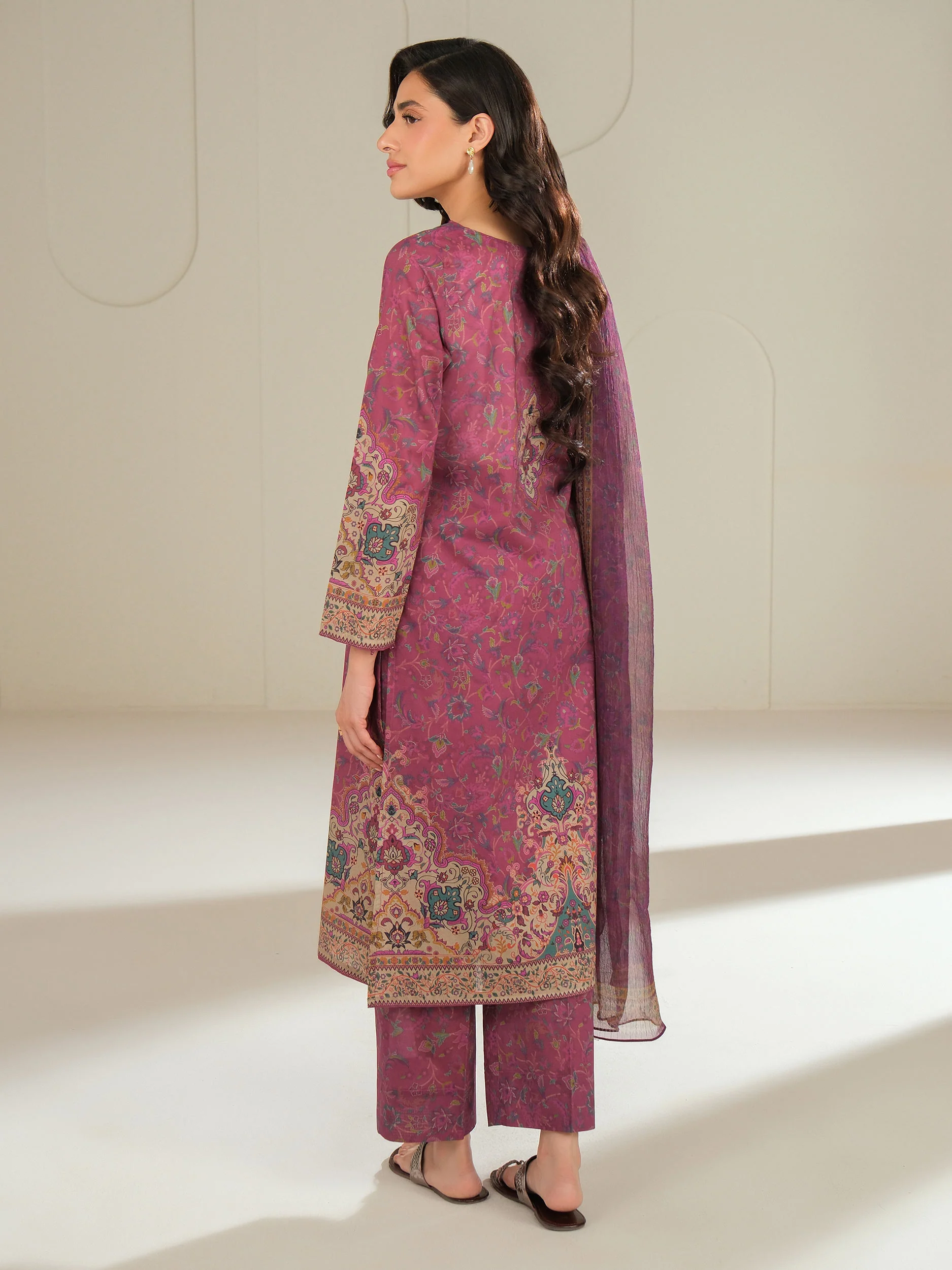 3 Piece Lawn Suit-Printed (Unstitched) - Image 4