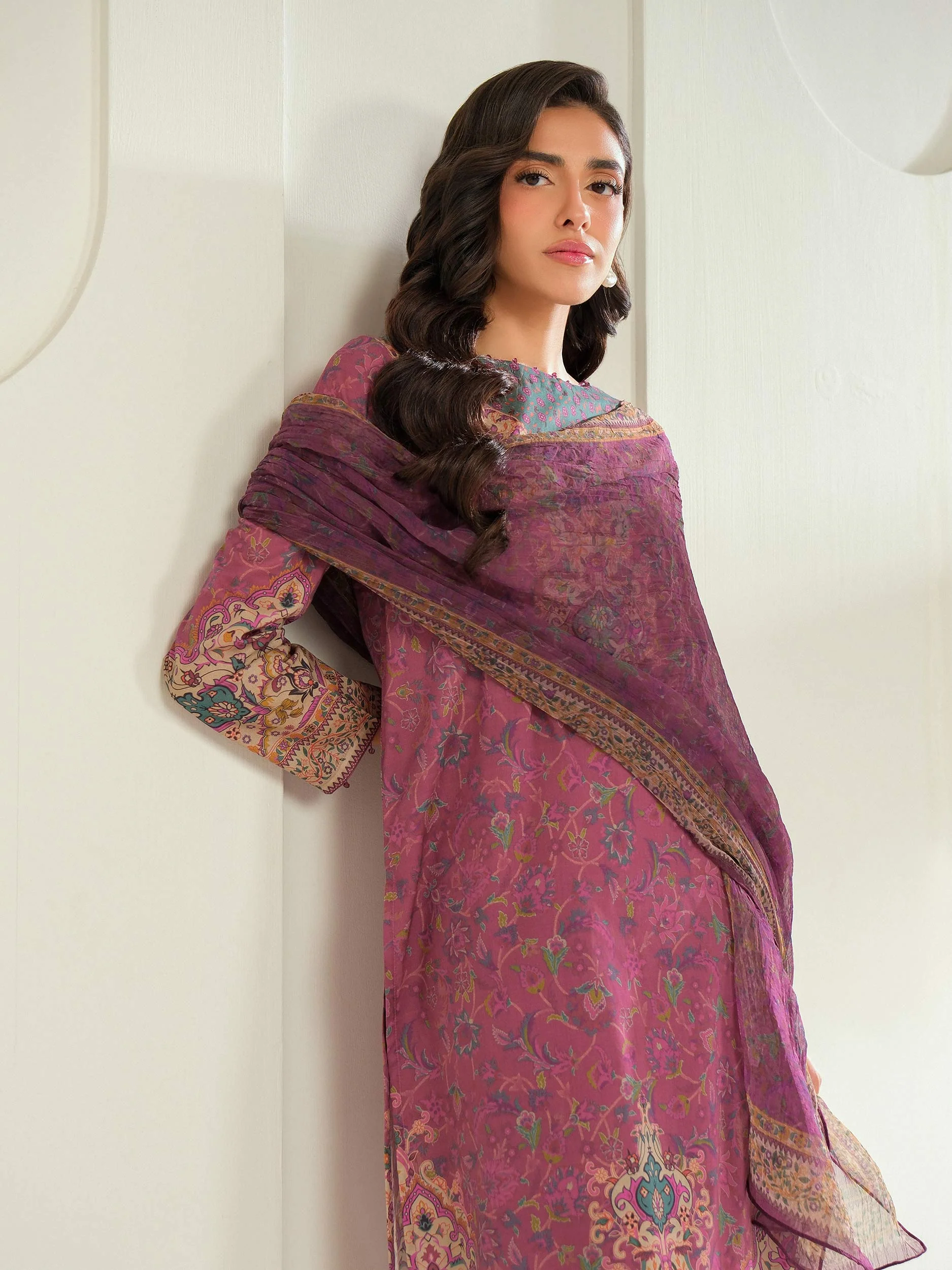 3 Piece Lawn Suit-Printed (Unstitched) - Image 6