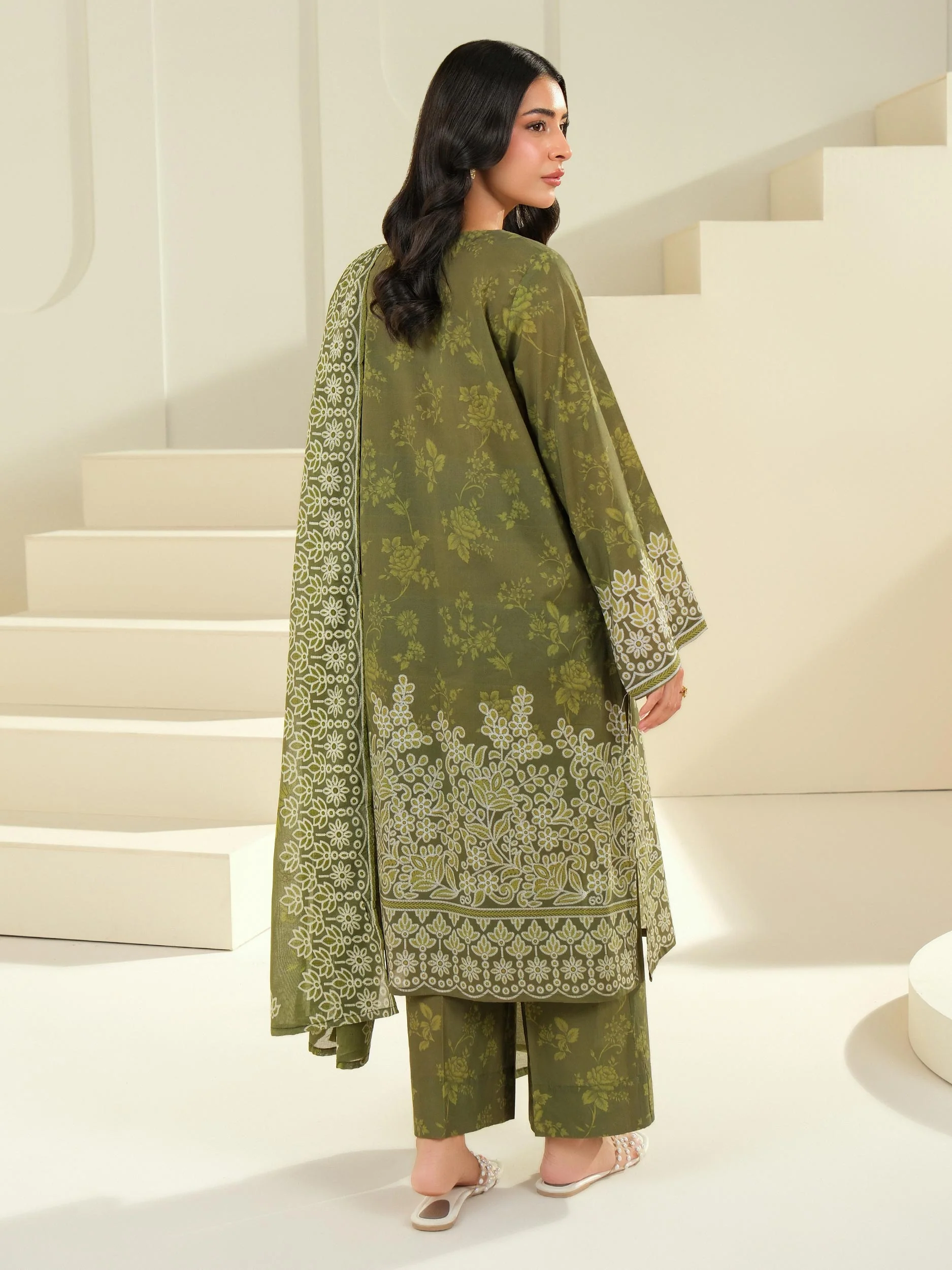 3 Piece Lawn Suit-Paste Print (Unstitched) - Image 6
