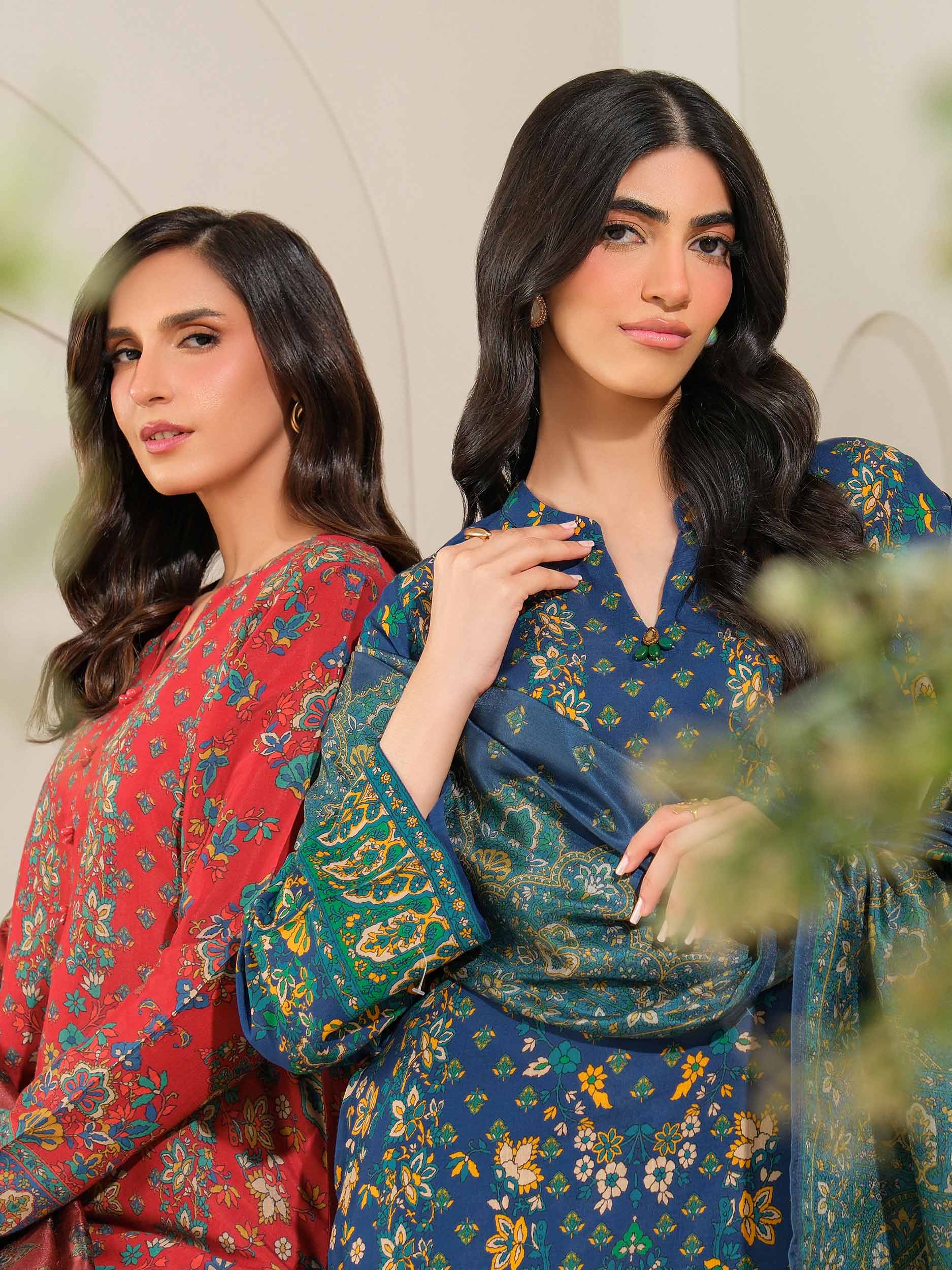 3 Piece Silk Suit-Printed (Unstitched) - Image 9