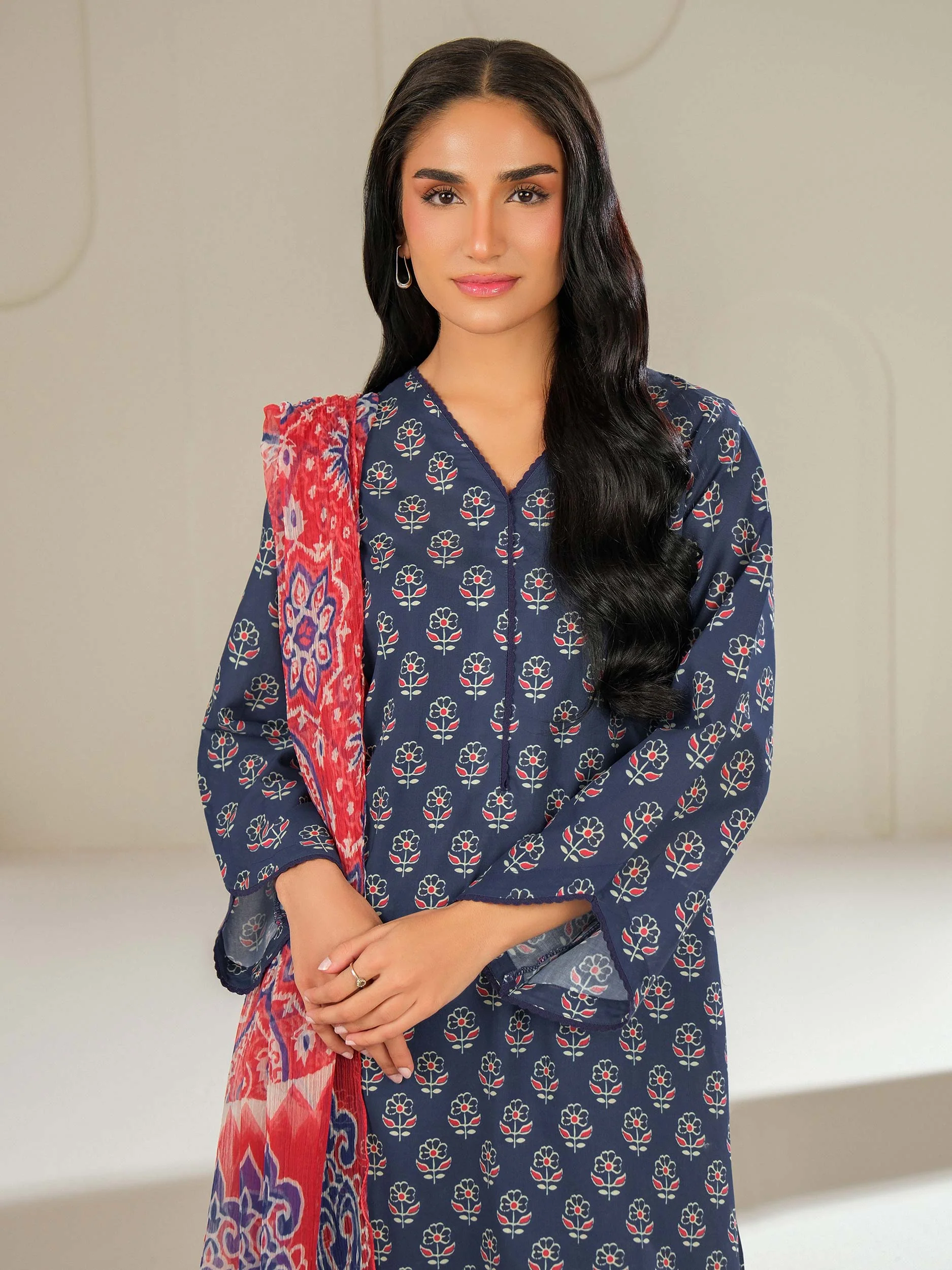 3 Piece Lawn Suit-Printed (Unstitched) - Image 2
