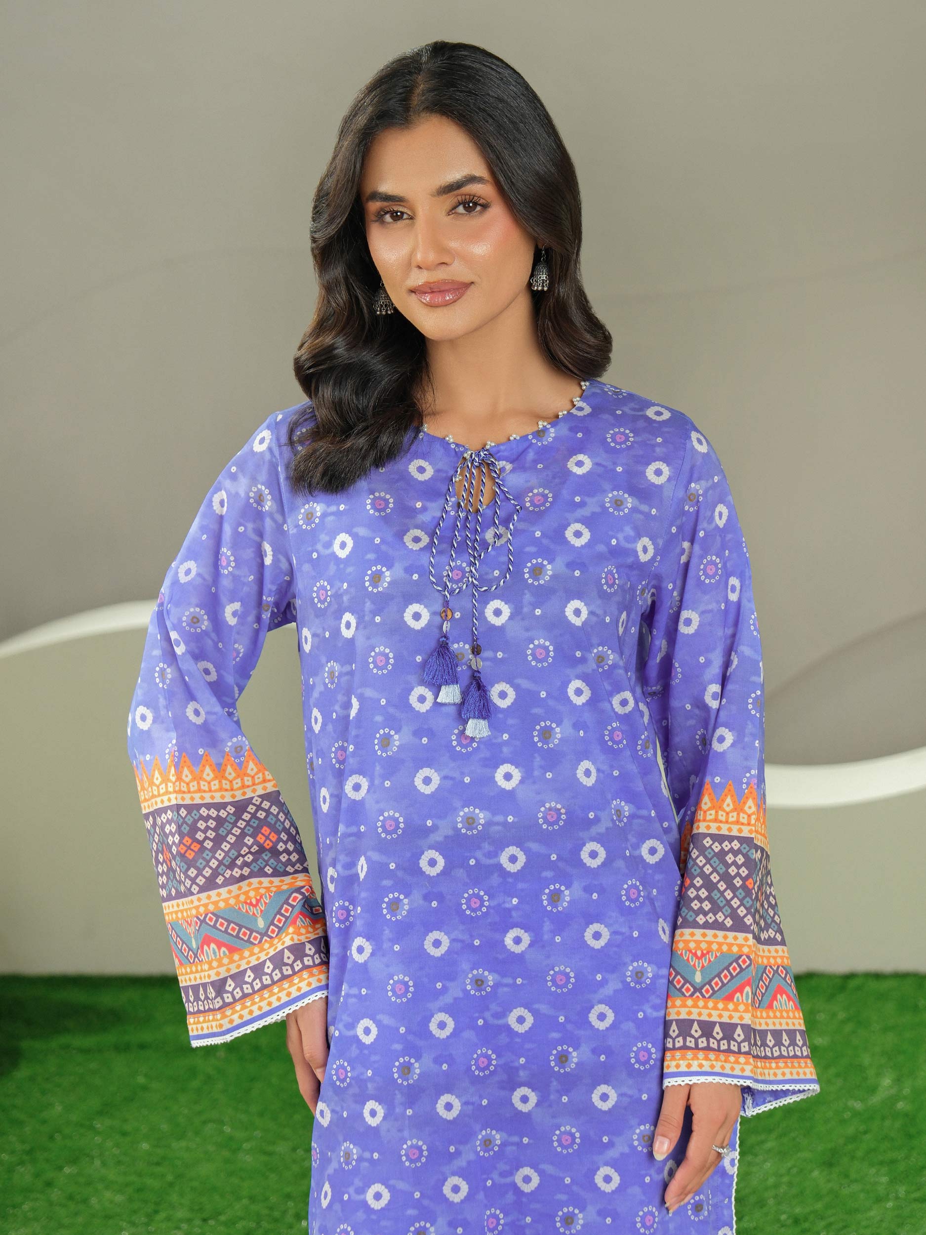 2 Piece Lawn Suit-Printed (Unstitched) - Image 4