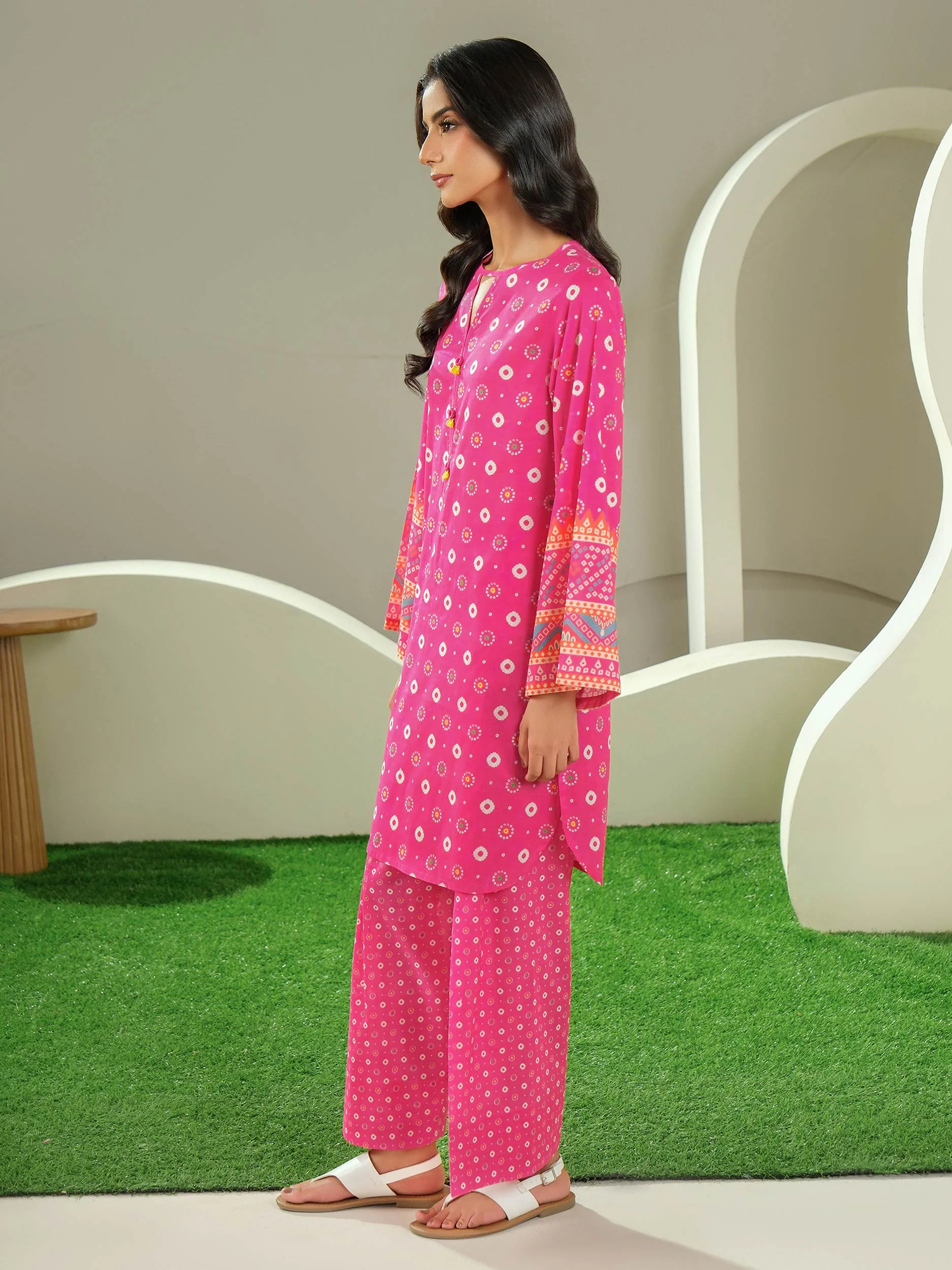2 Piece Lawn Suit-Printed (Unstitched) - Image 3