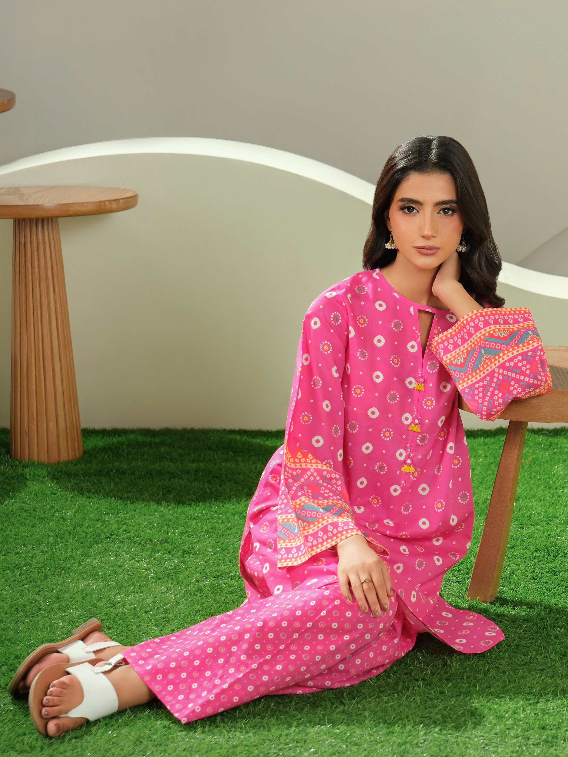 2 Piece Lawn Suit-Printed (Unstitched) - Image 6