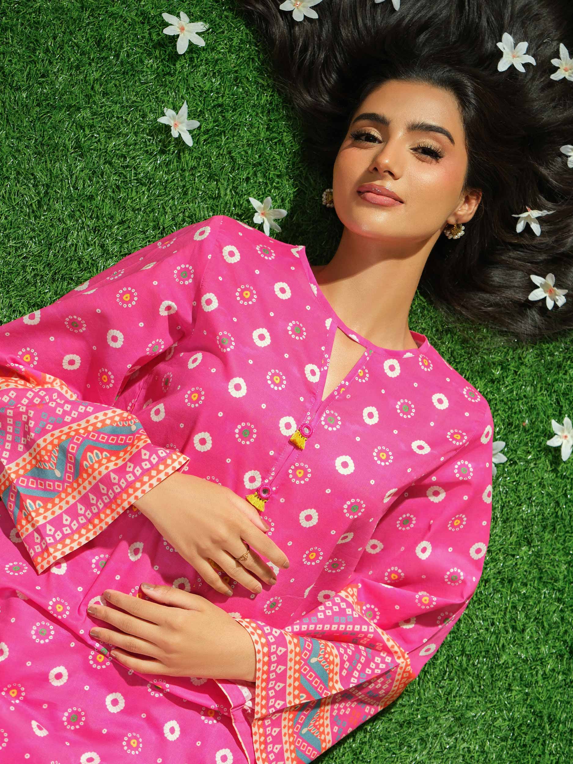 2 Piece Lawn Suit-Printed (Unstitched) - Image 7