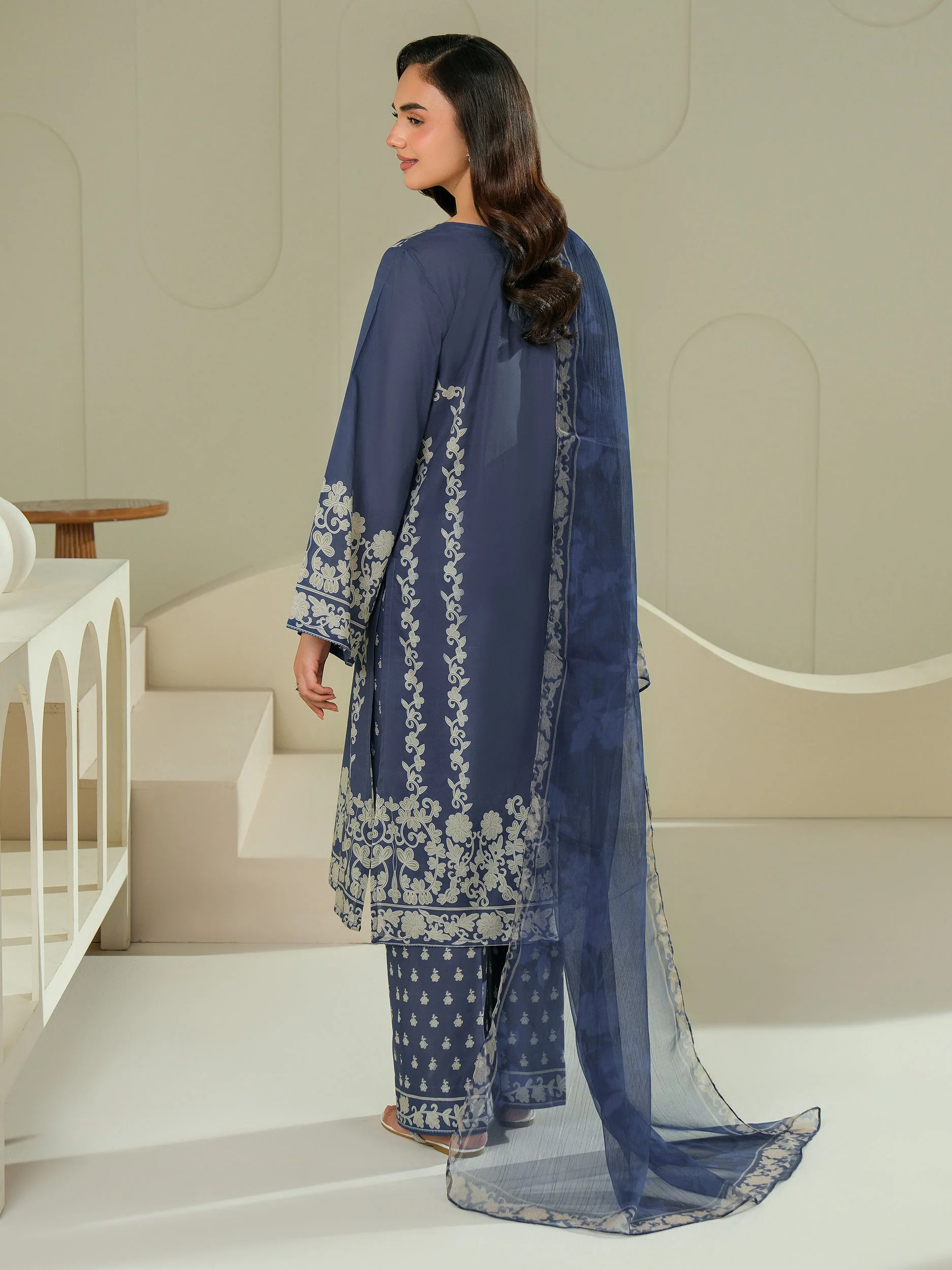 3 Piece Lawn Suit-Printed (Unstitched) - Image 5
