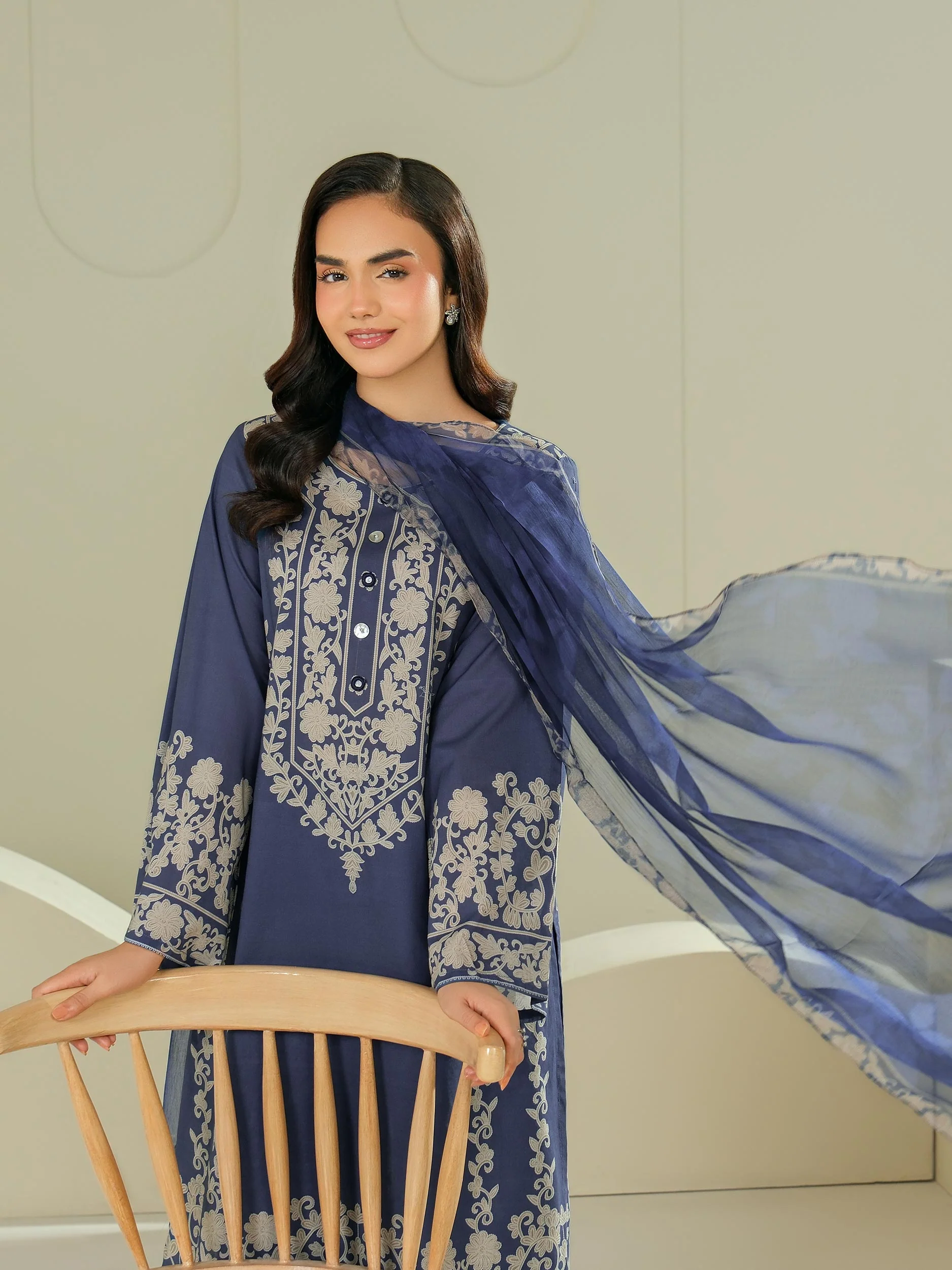 3 Piece Lawn Suit-Printed (Unstitched) - Image 6