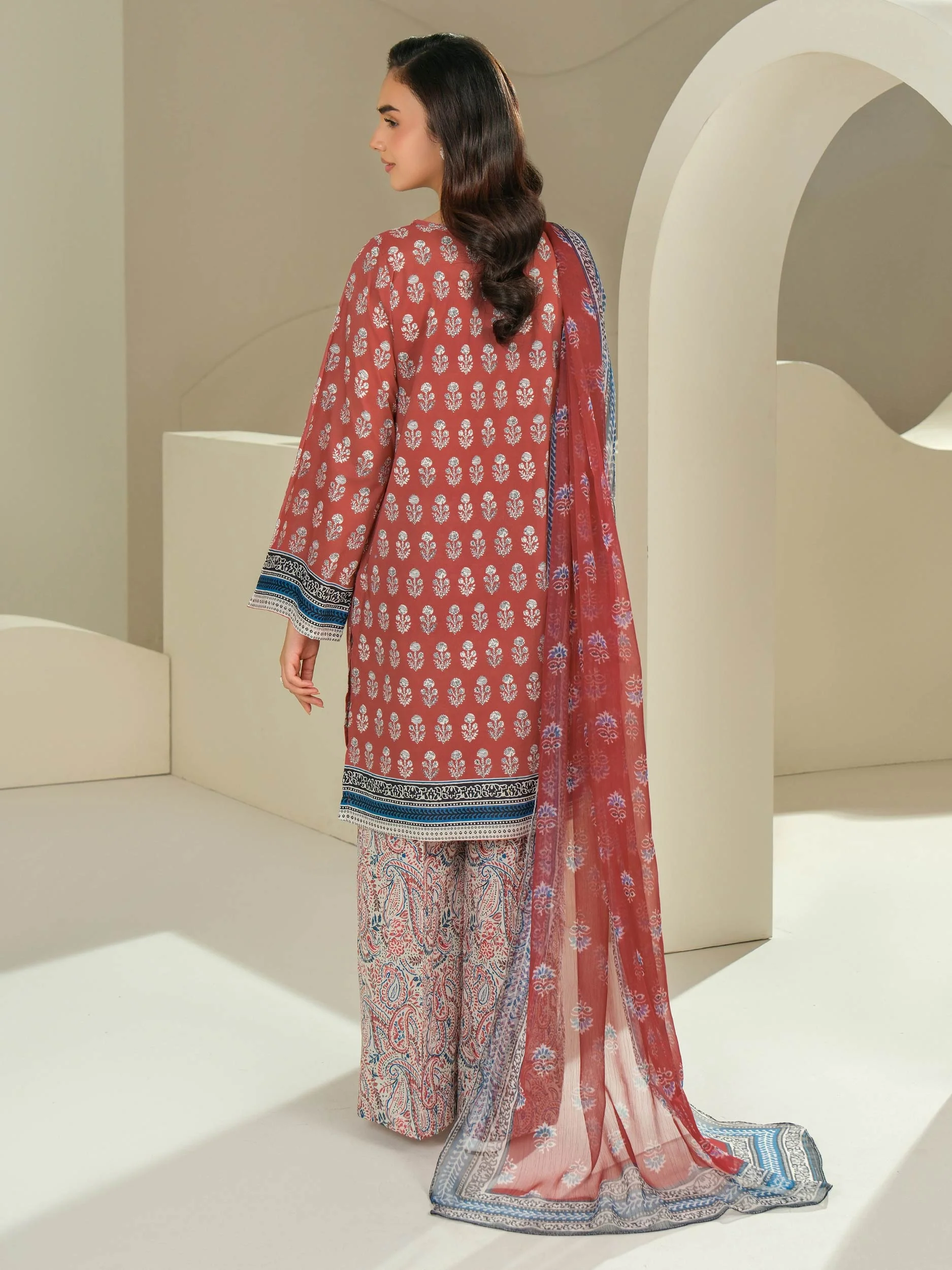 3 Piece Lawn Suit-Printed (Unstitched) - Image 6
