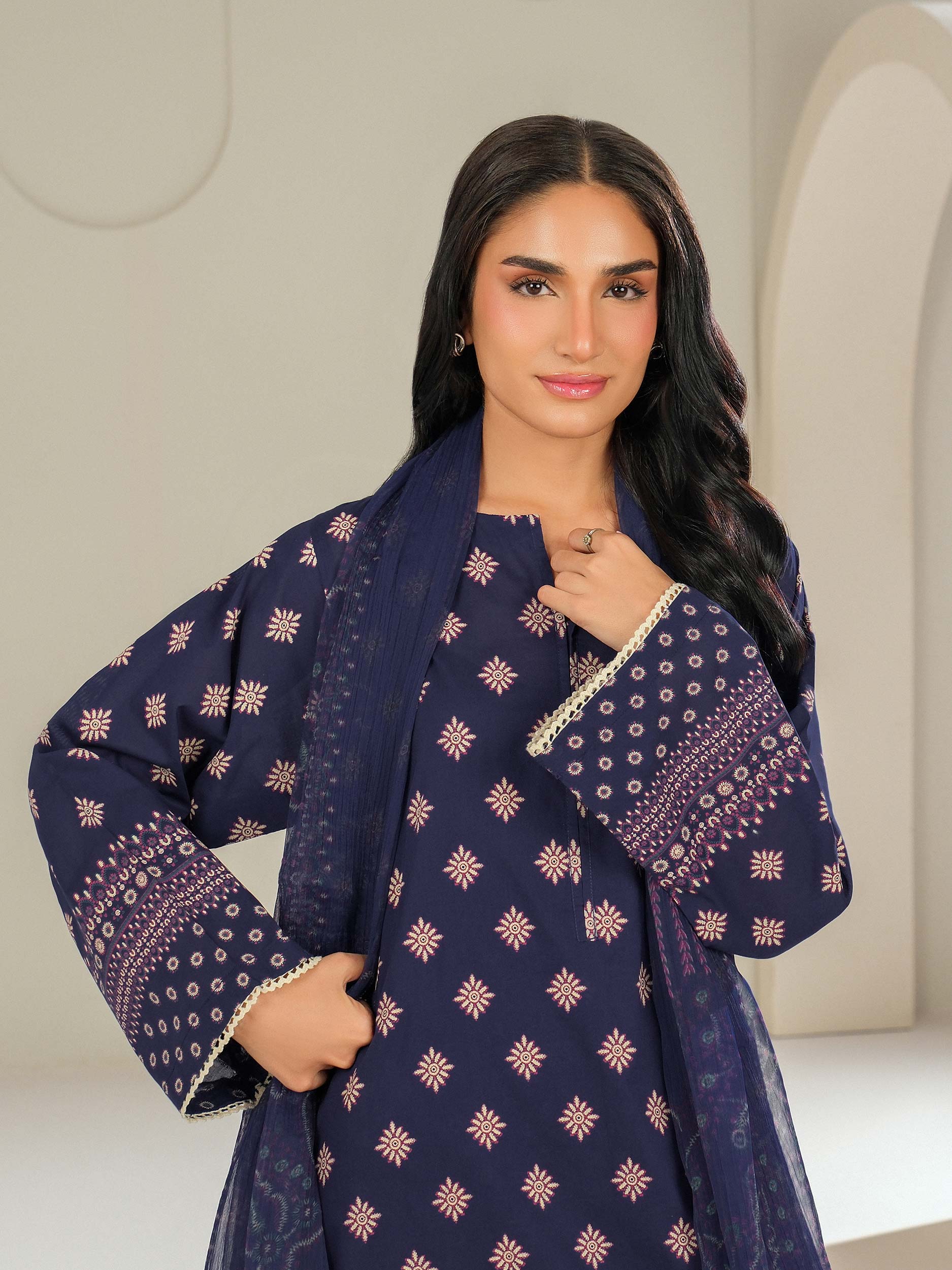 3 Piece Lawn Suit-Printed (Unstitched) - Image 6