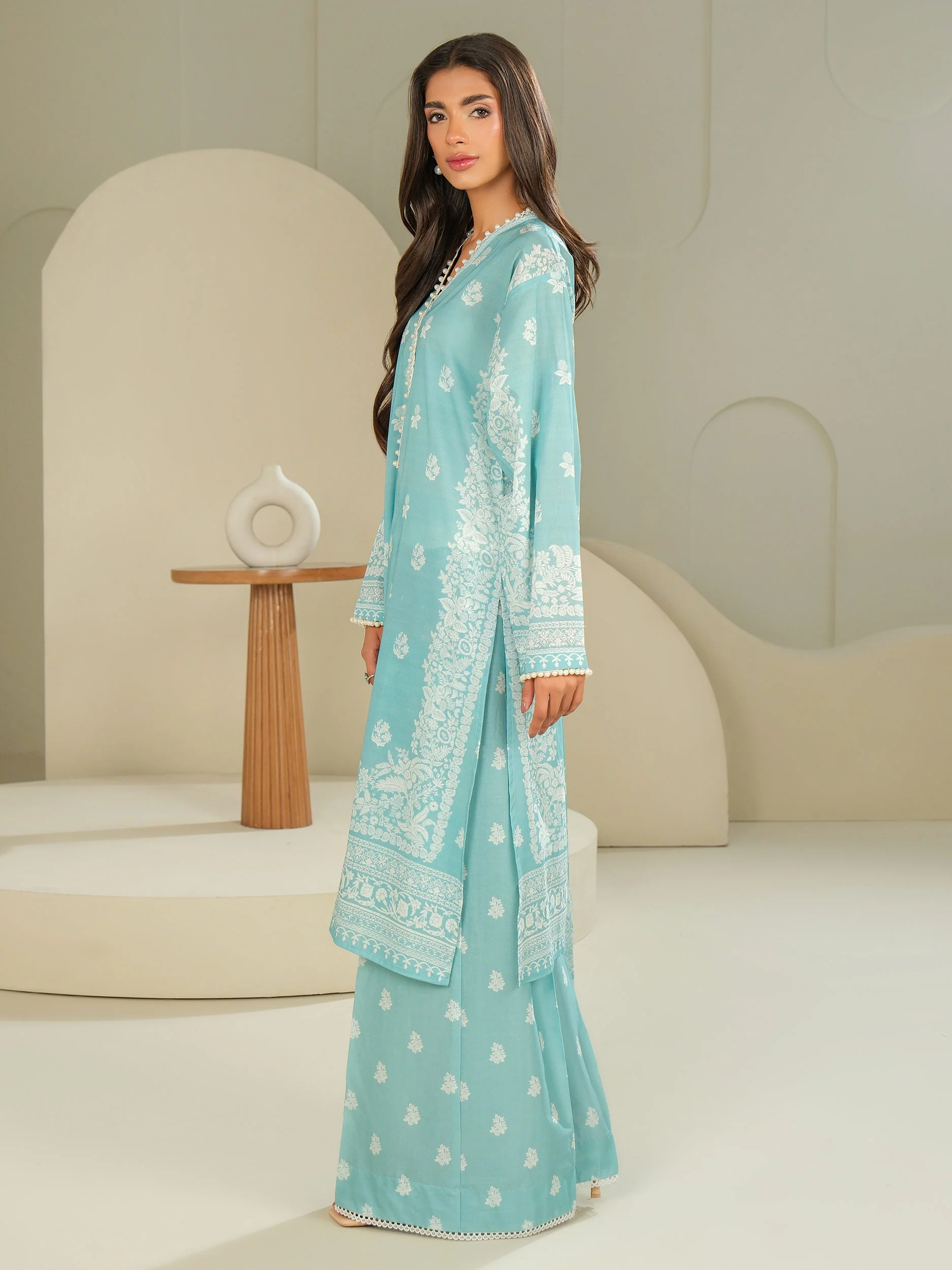 3 Piece Lawn Suit-Printed (Unstitched) - Image 3