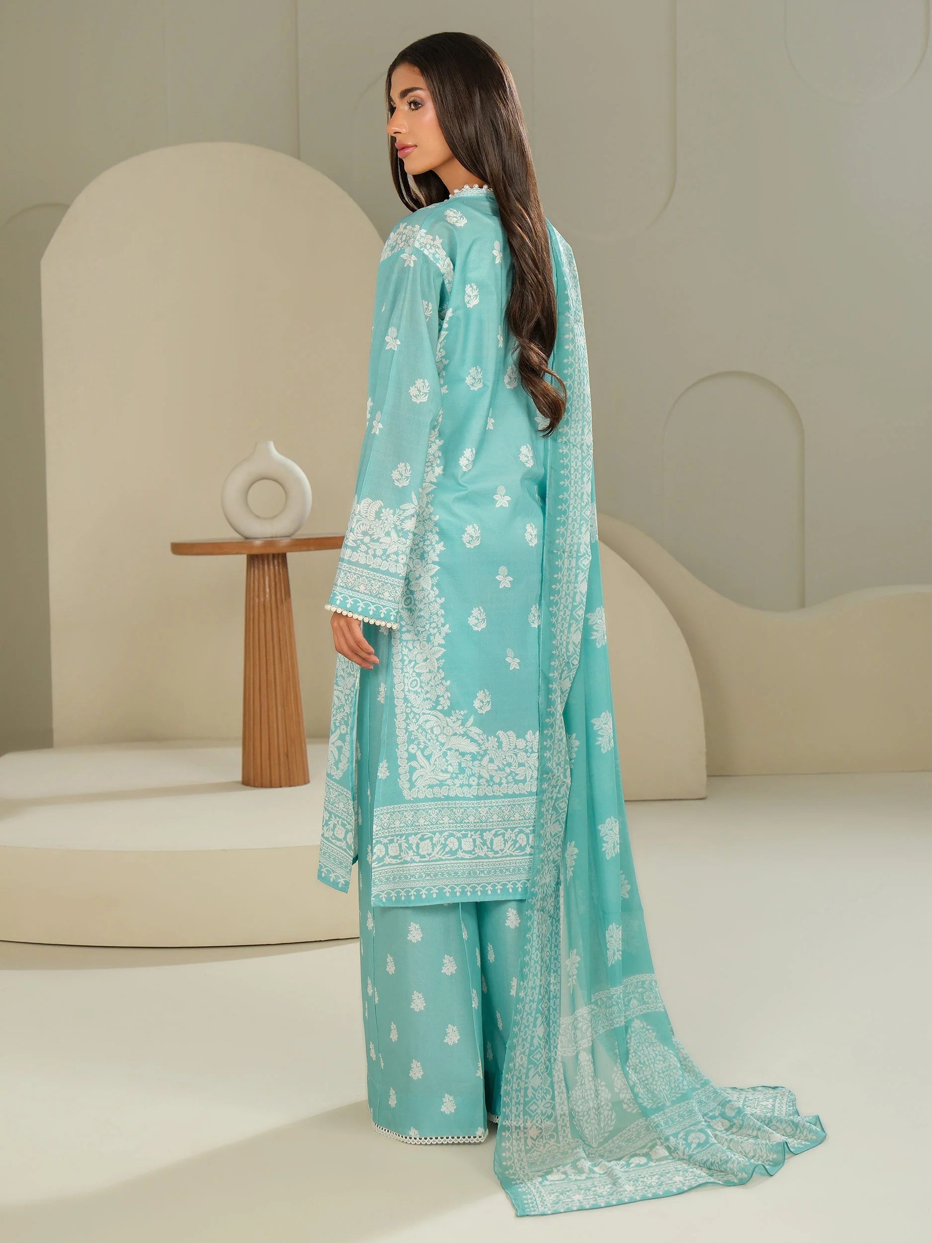 3 Piece Lawn Suit-Printed (Unstitched) - Image 5