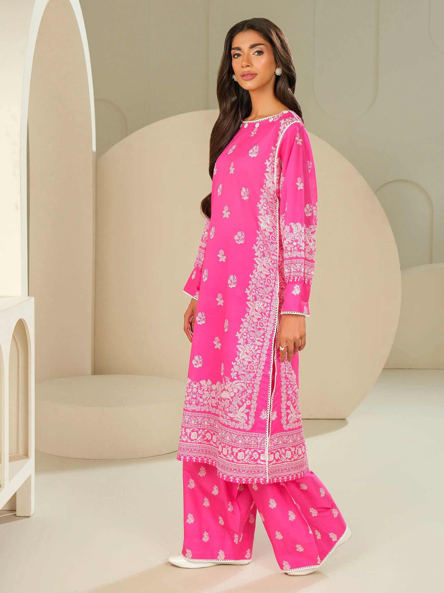 3 Piece Lawn Suit-Printed (Unstitched) - Image 4