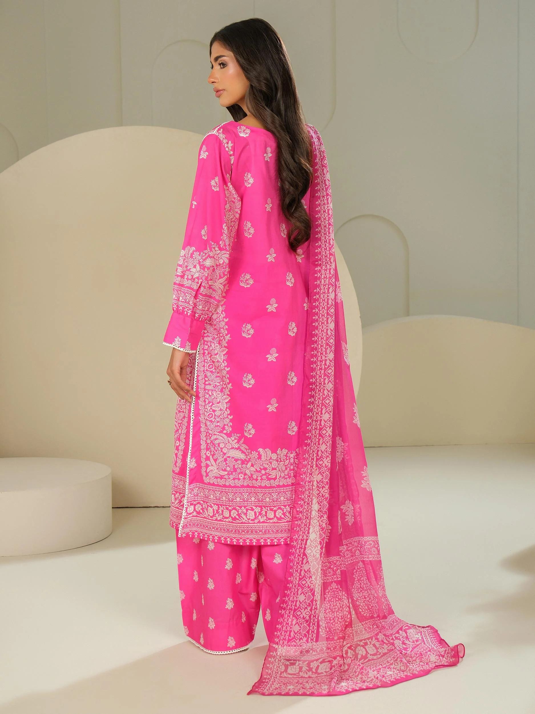 3 Piece Lawn Suit-Printed (Unstitched) - Image 5