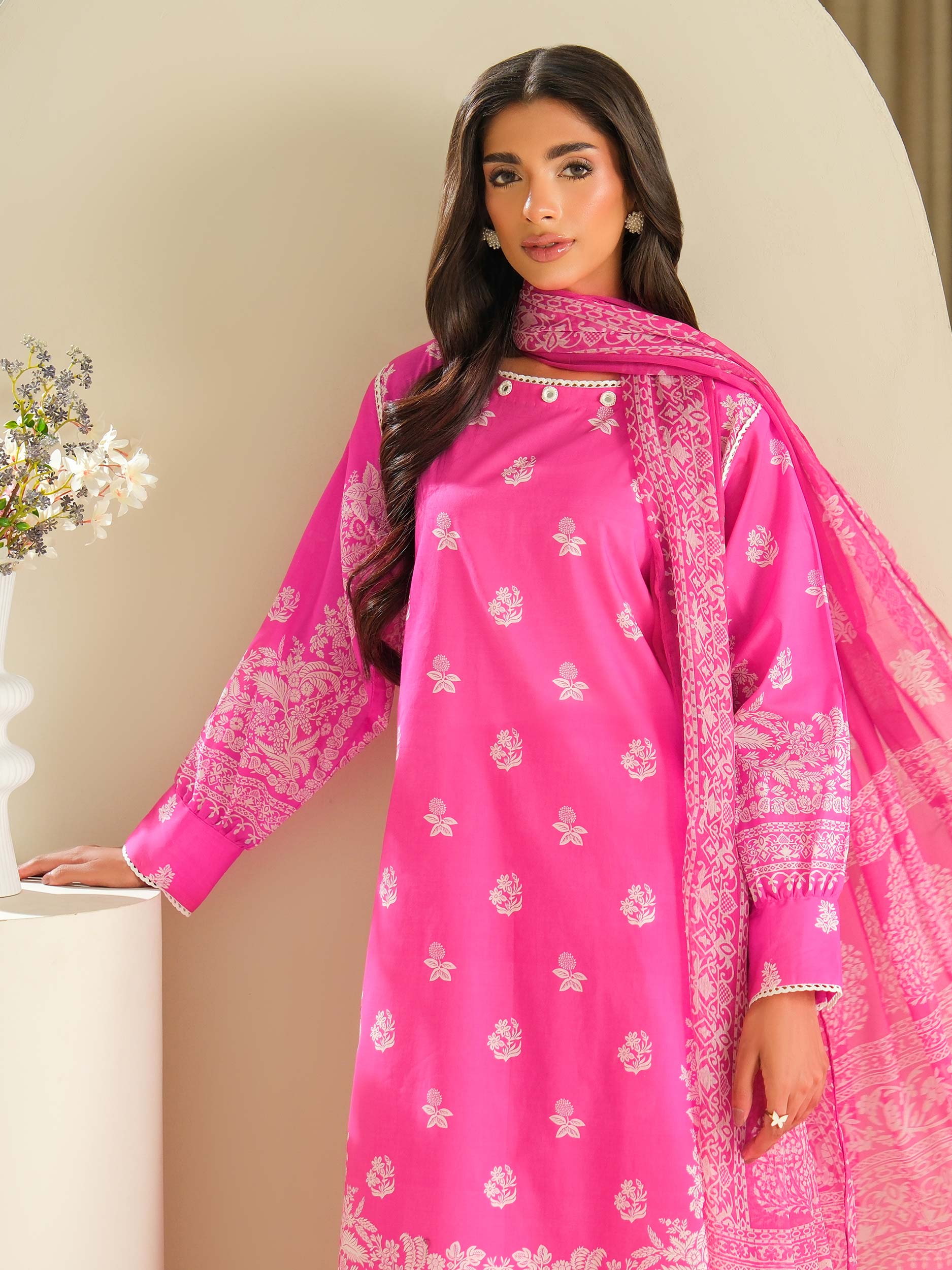 3 Piece Lawn Suit-Printed (Unstitched) - Image 6