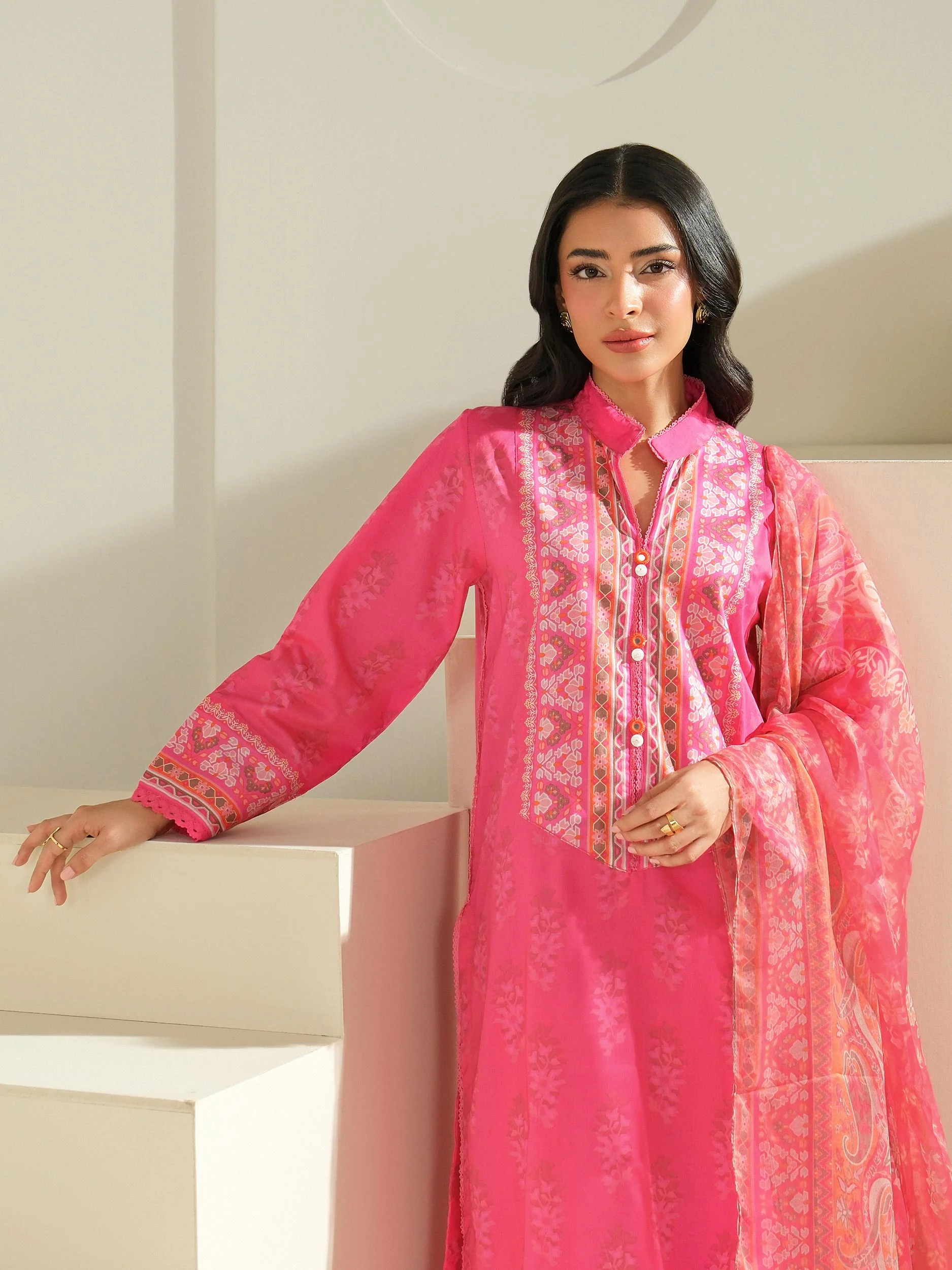 3 Piece Lawn Suit-Printed (Unstitched) - Image 6