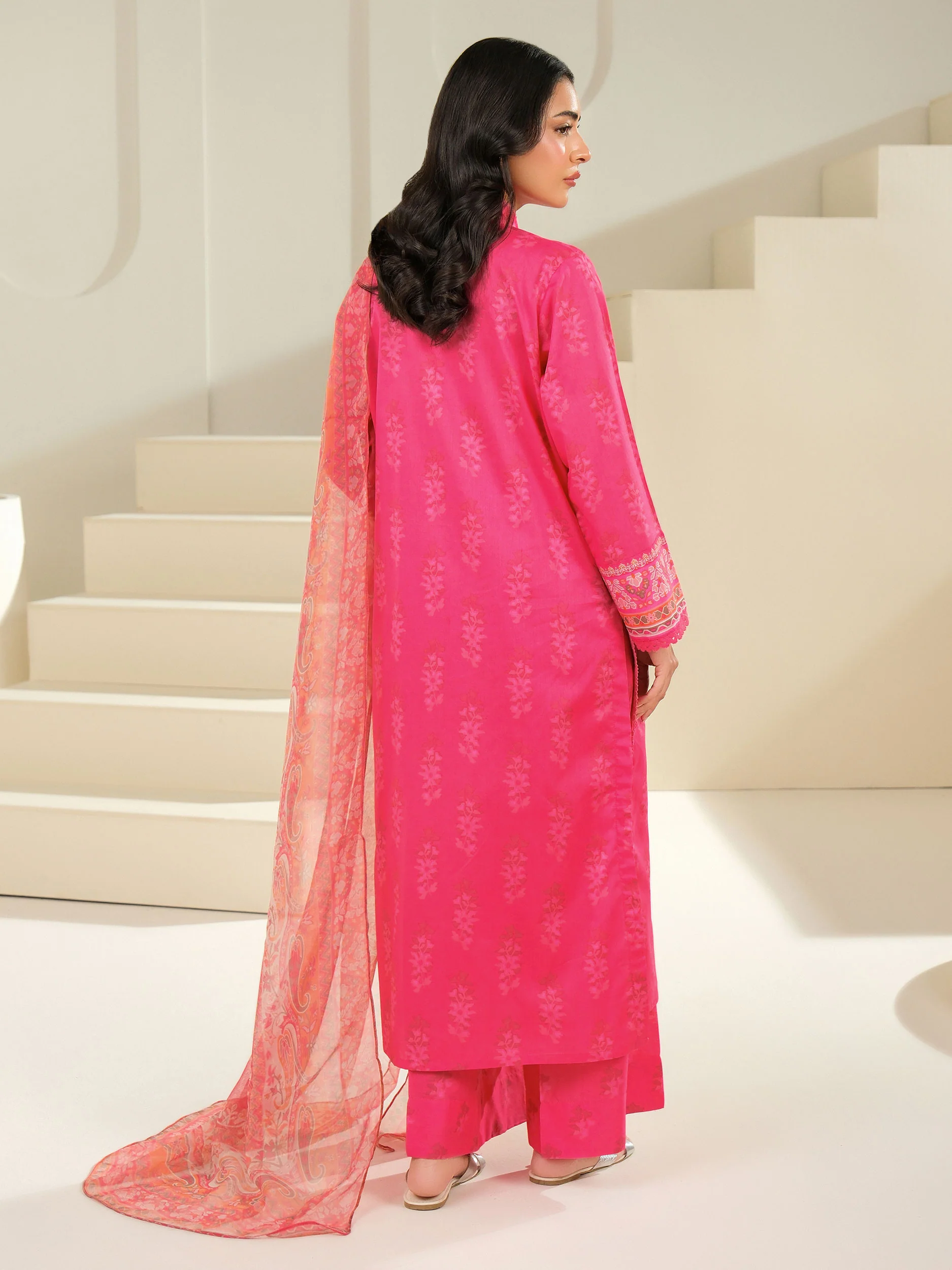3 Piece Lawn Suit-Printed (Unstitched) - Image 7