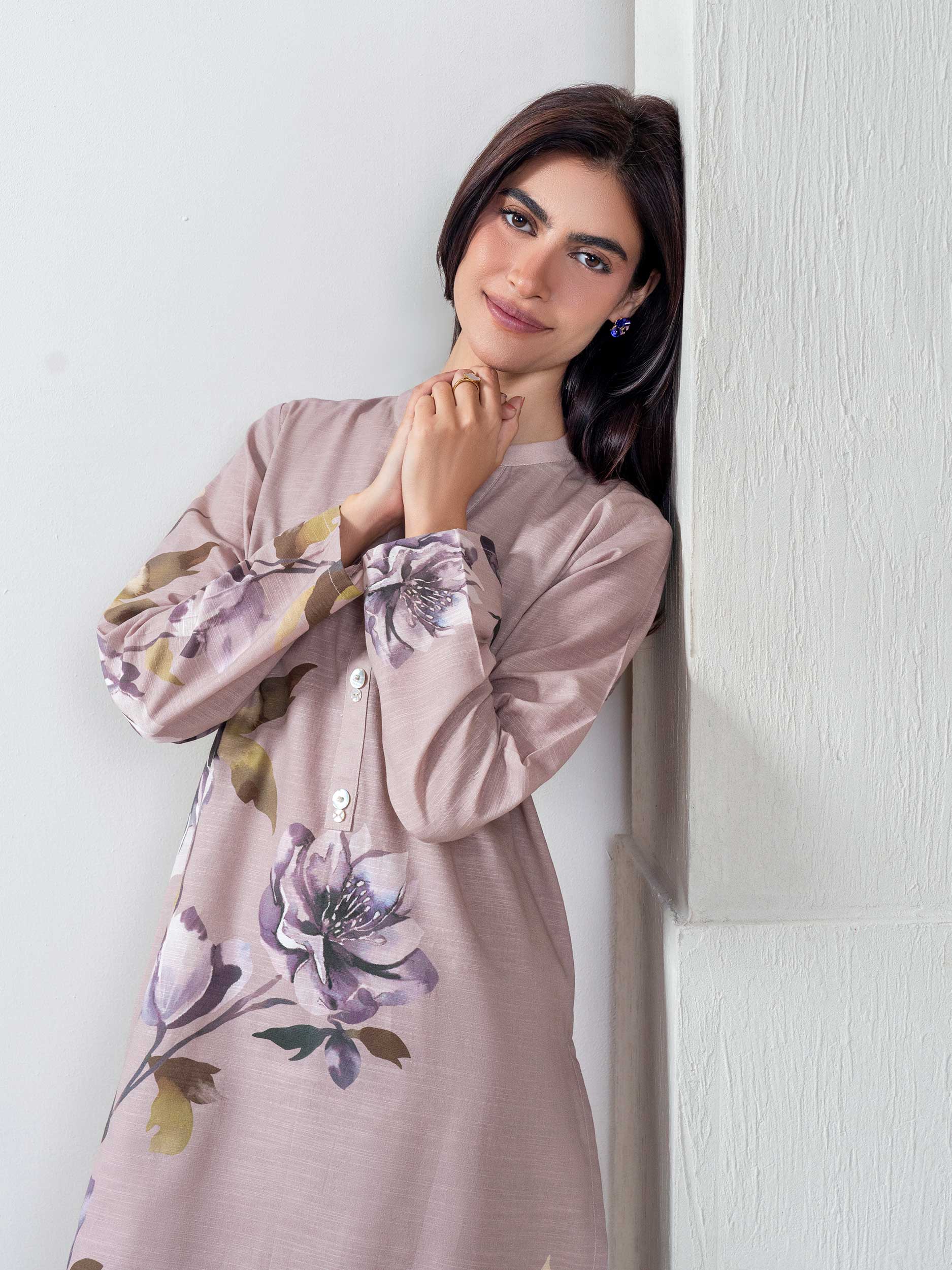 2 Piece Slub Khaddar Suit (Unstitched) - Image 6