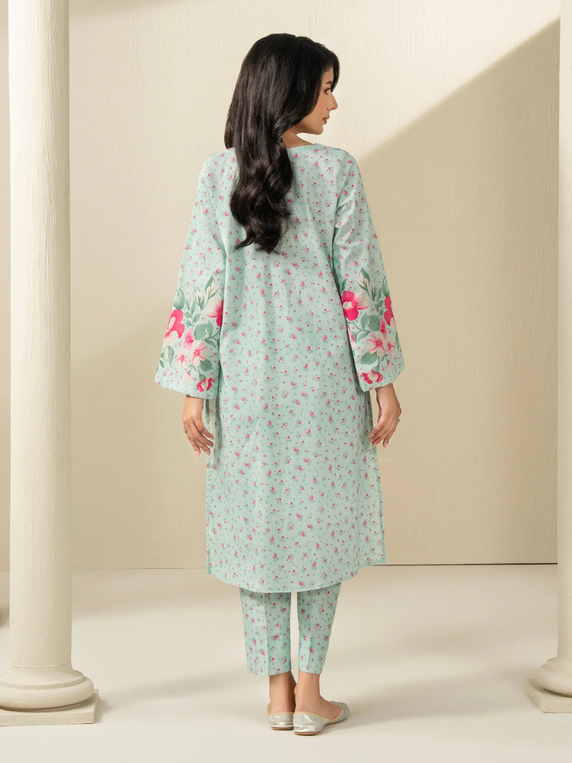 2 Piece Khaddar Suit-Printed (Unstitched) - Image 5