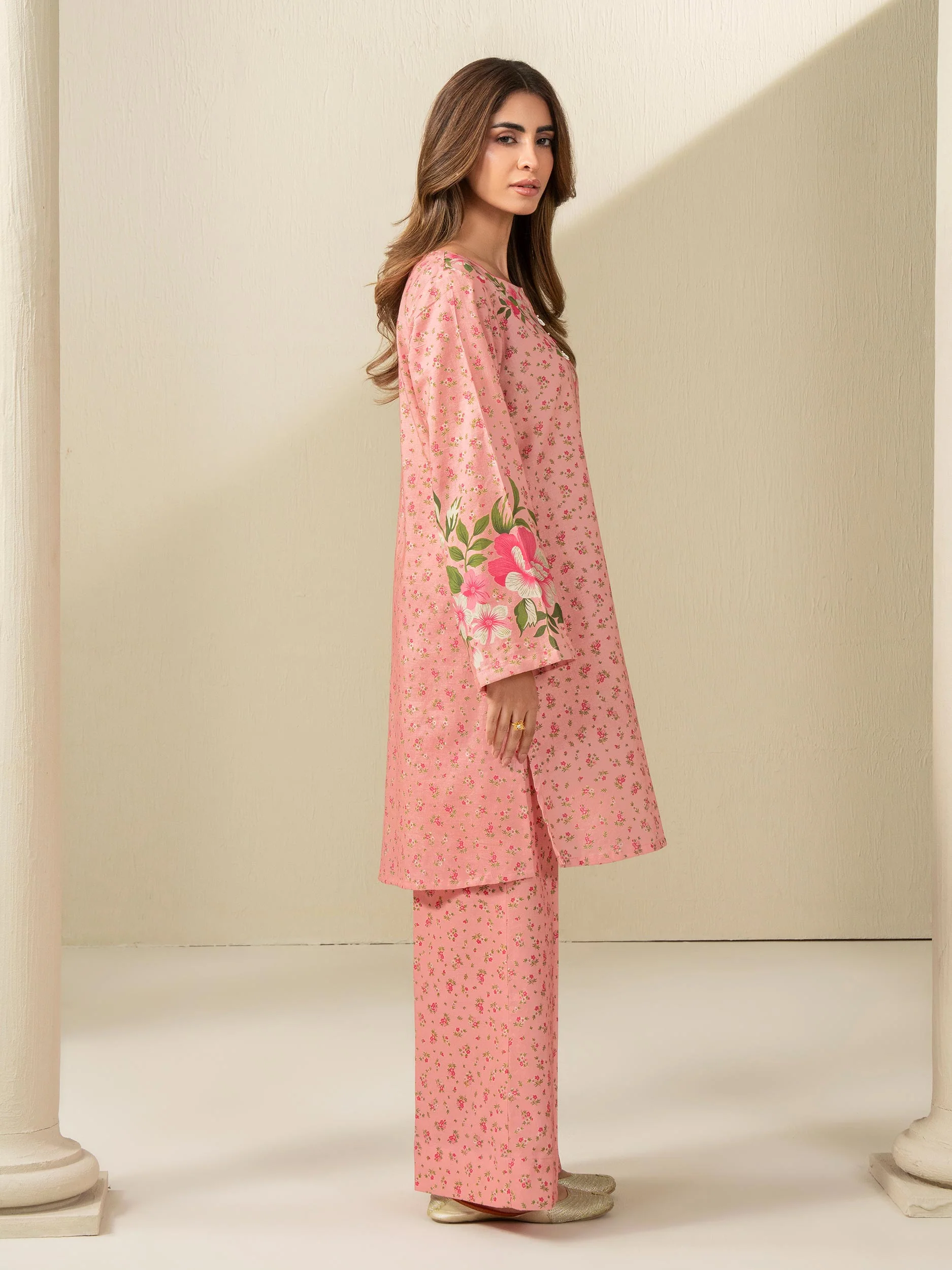 2 Piece Khaddar Suit-Printed (Unstitched) - Image 4