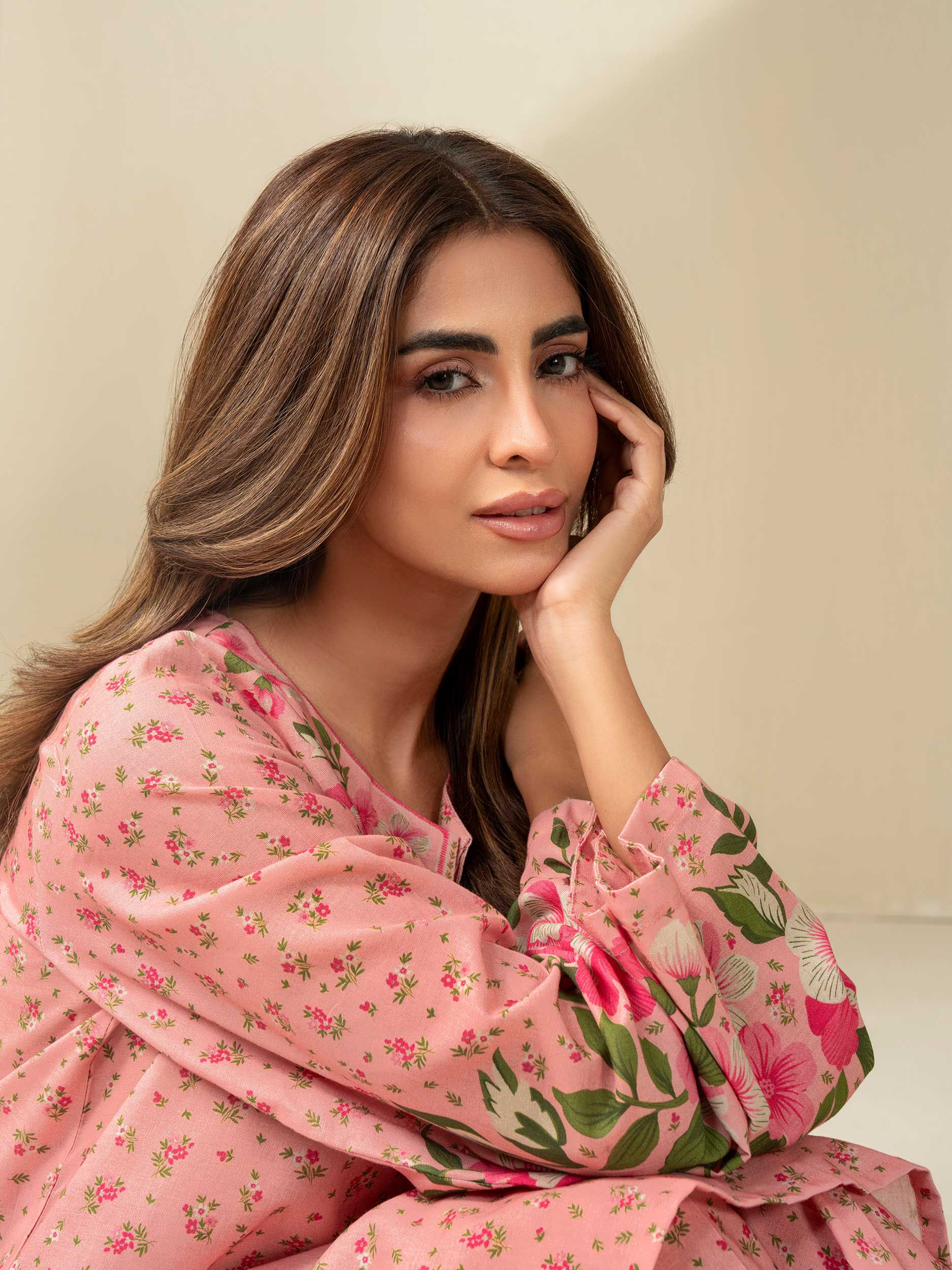 2 Piece Khaddar Suit-Printed (Unstitched) - Image 8