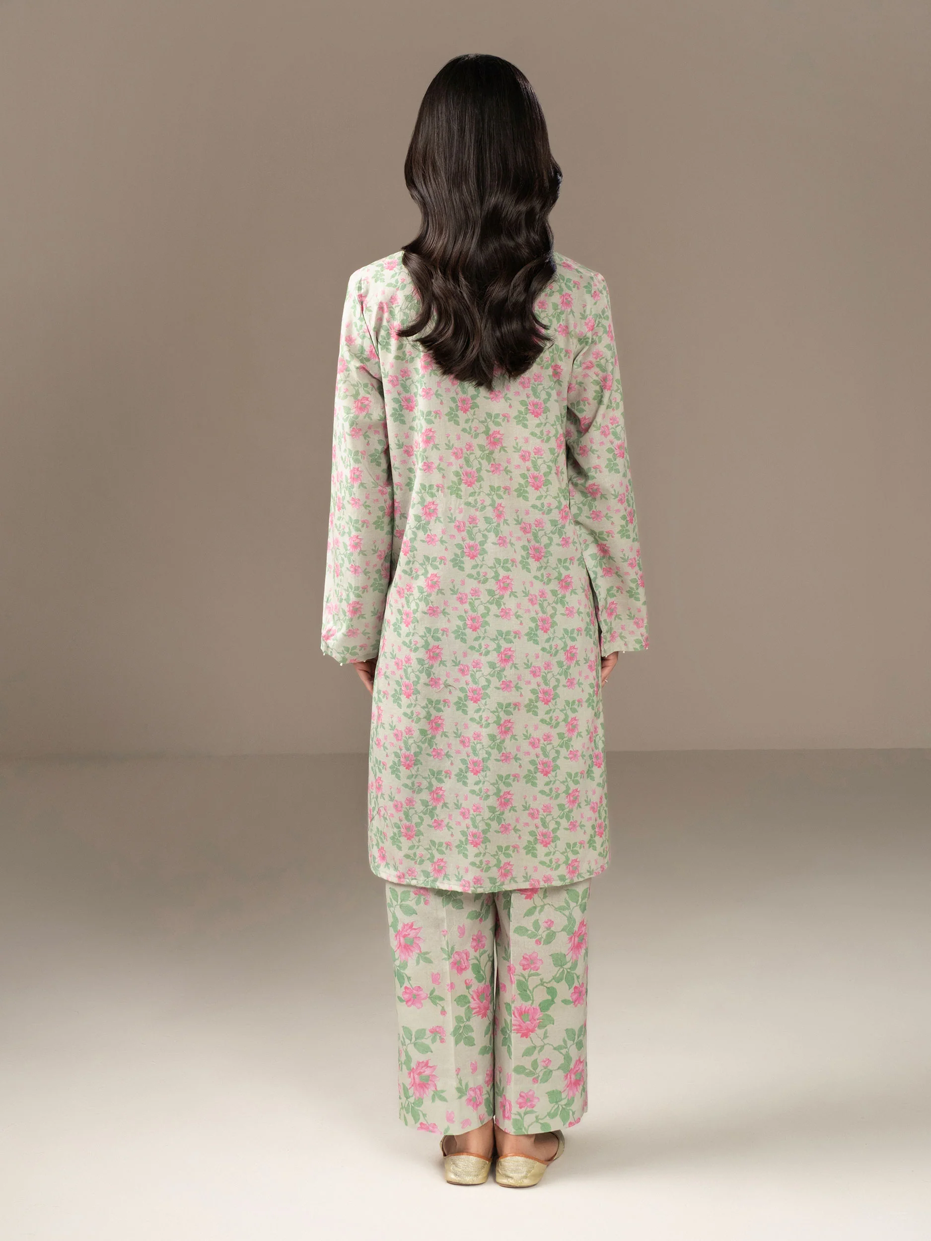 2 Piece Khaddar Suit-Printed (Unstitched) - Image 4