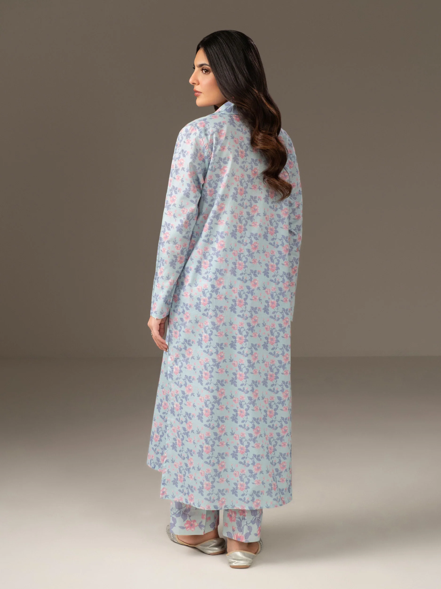 2 Piece Khaddar Suit-Printed (Unstitched) - Image 4