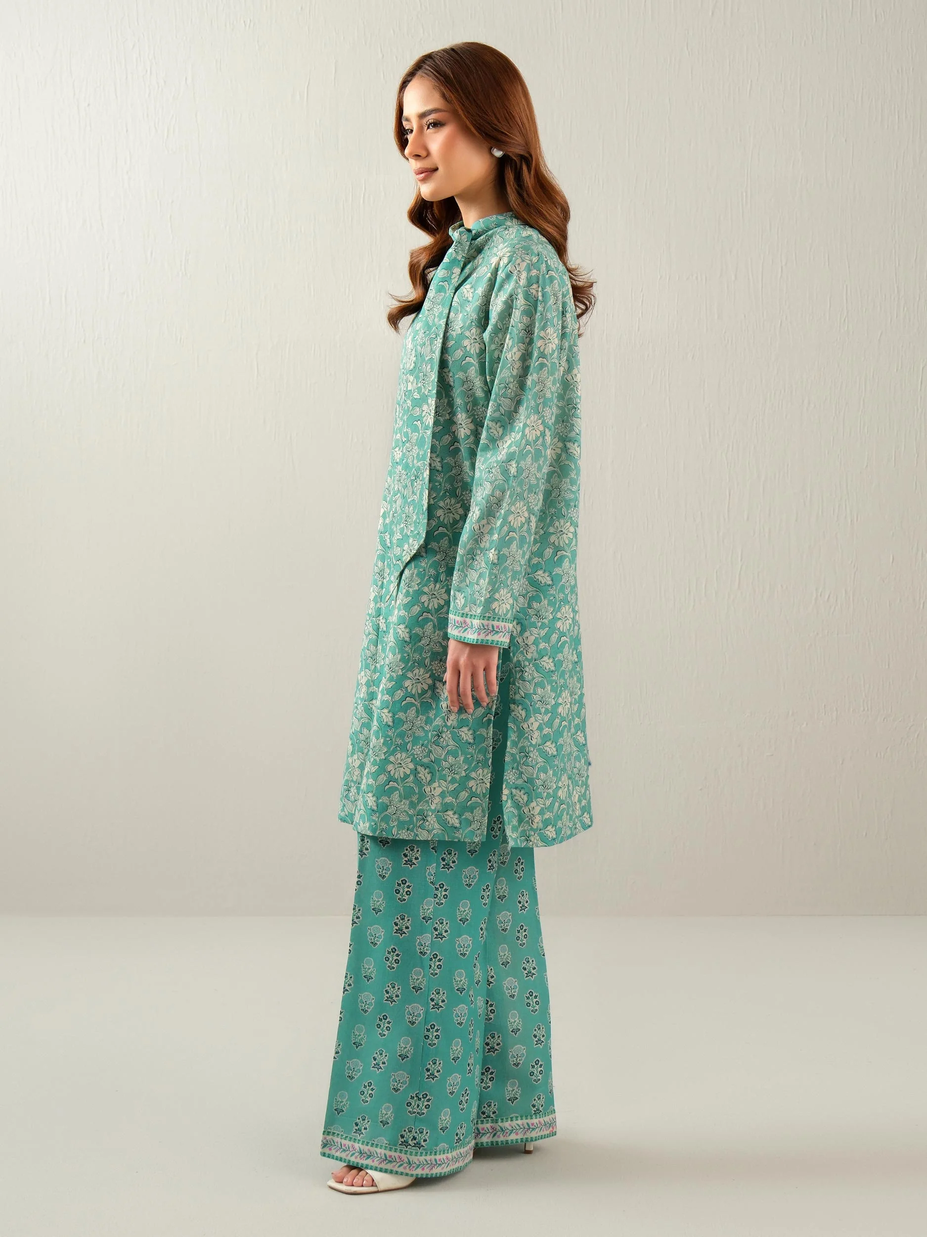 2 Piece Khaddar Suit-Printed (Unstitched) - Image 2