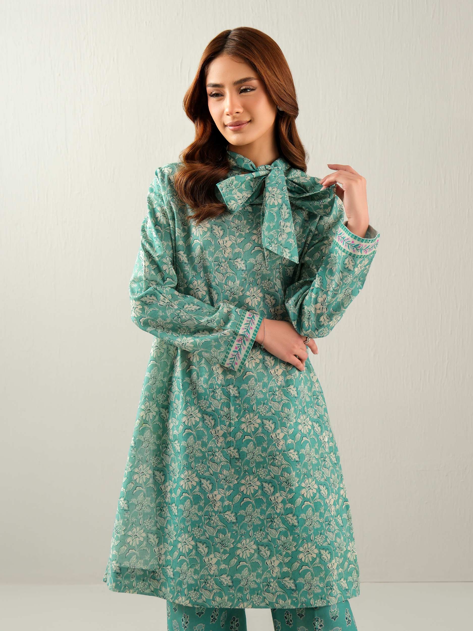 2 Piece Khaddar Suit-Printed (Unstitched) - Image 4
