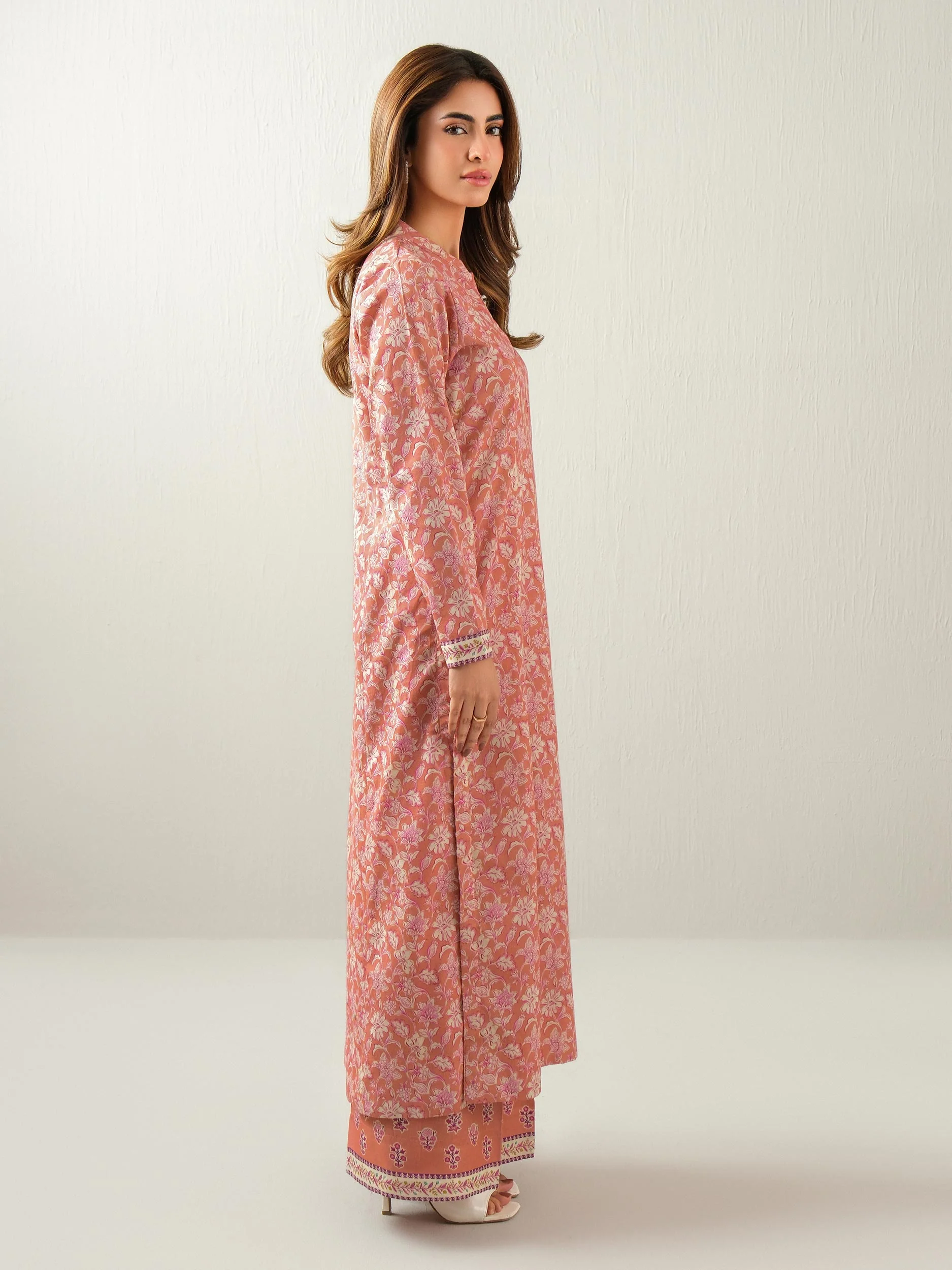 2 Piece Khaddar Suit-Printed (Unstitched) - Image 2