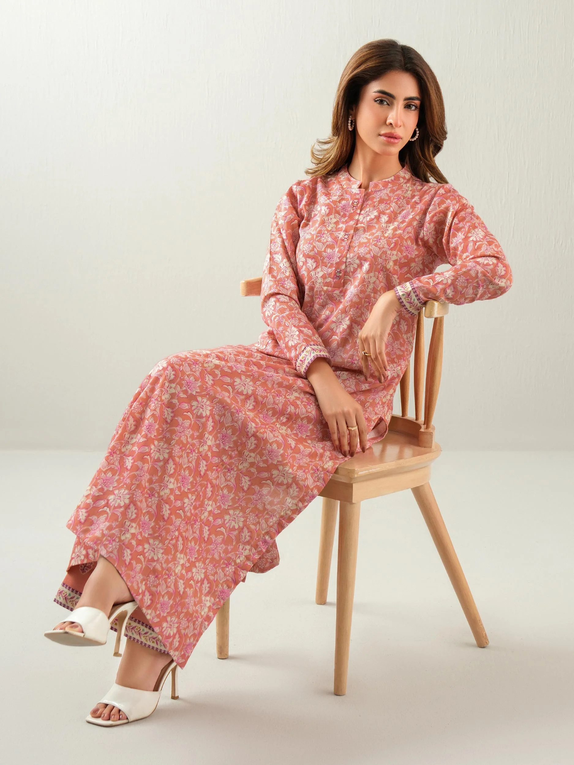 2 Piece Khaddar Suit-Printed (Unstitched) - Image 5