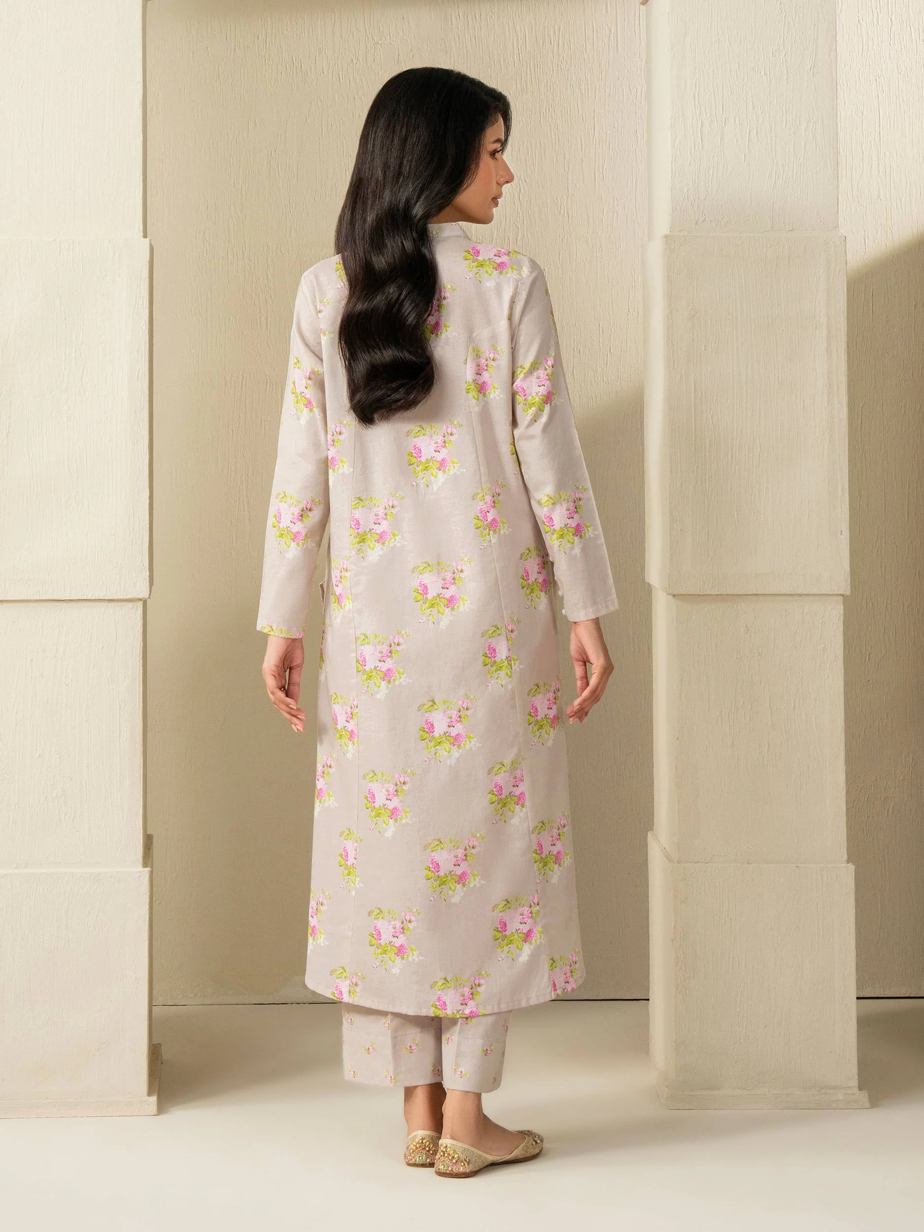 2 Piece Khaddar Suit-Printed (Unstitched) - Image 5