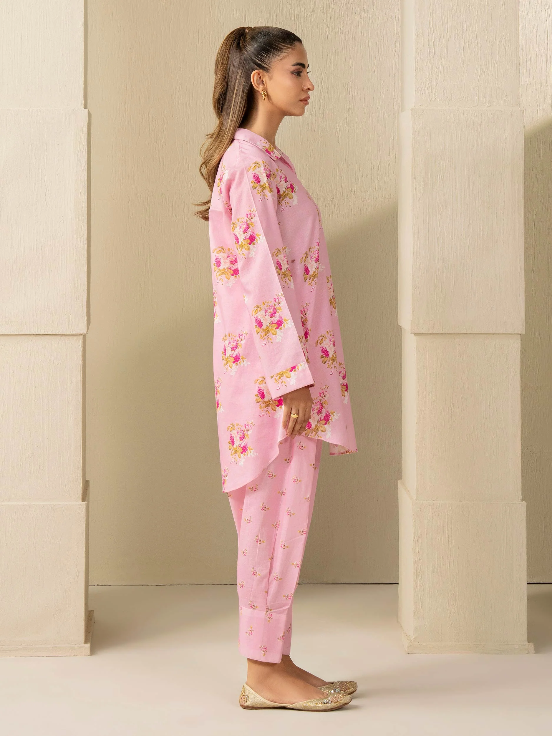 2 Piece Khaddar Suit-Printed (Unstitched) - Image 4