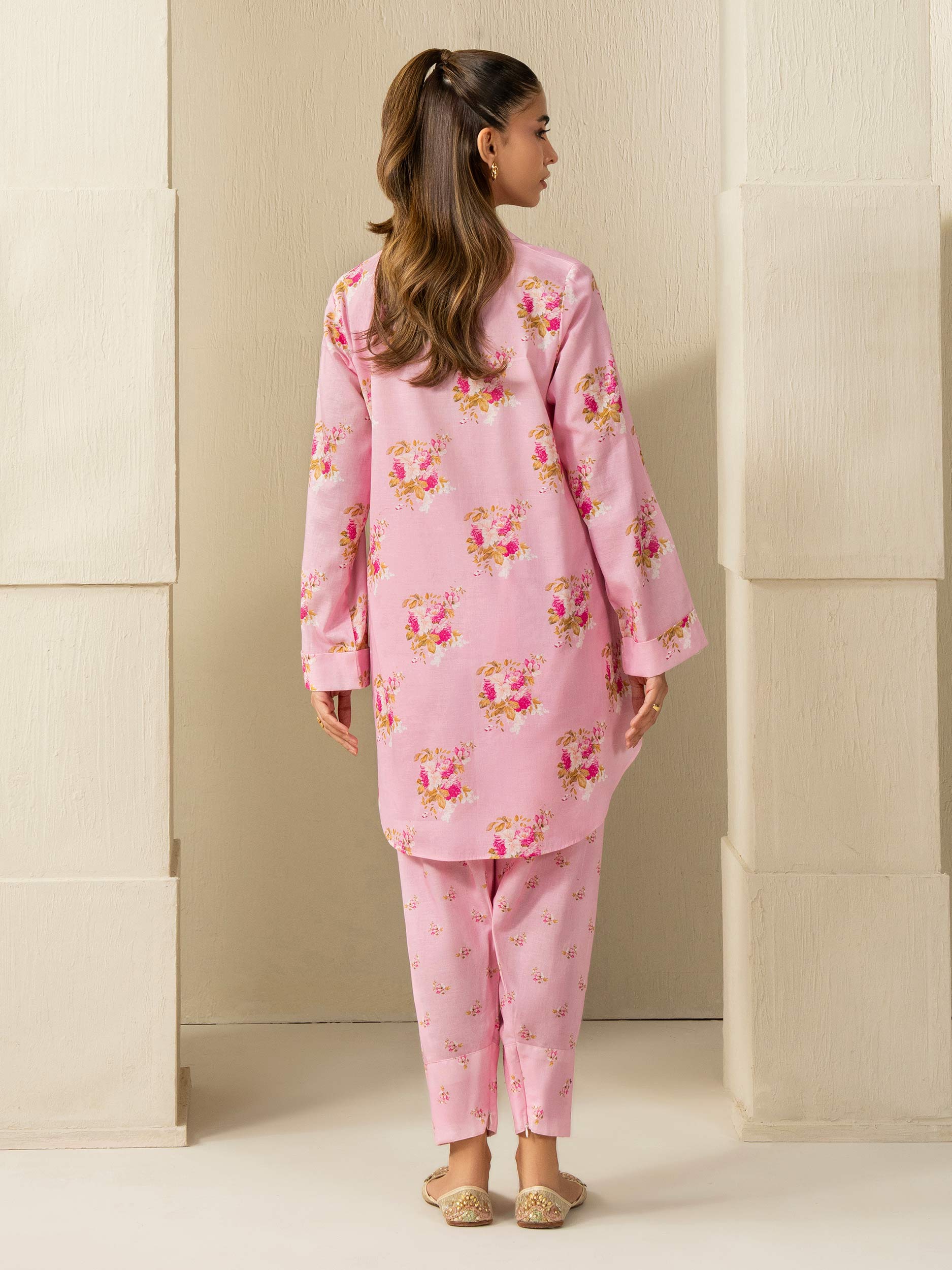 2 Piece Khaddar Suit-Printed (Unstitched) - Image 6