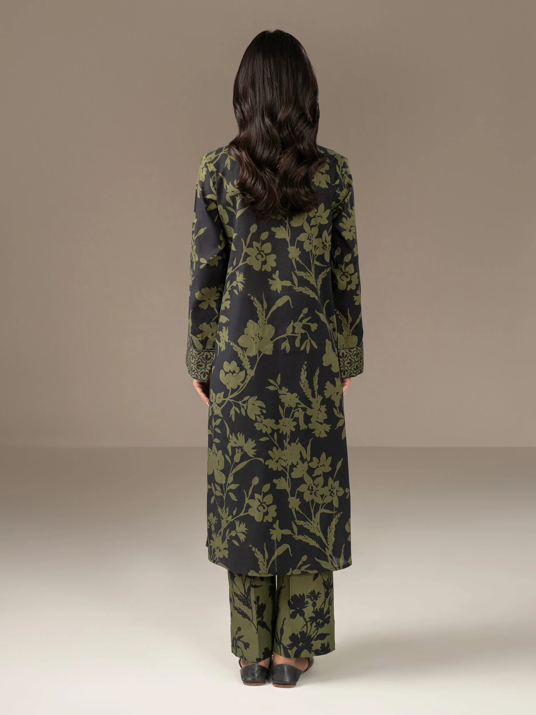 2 Piece Khaddar Suit-Printed (Unstitched) - Image 4