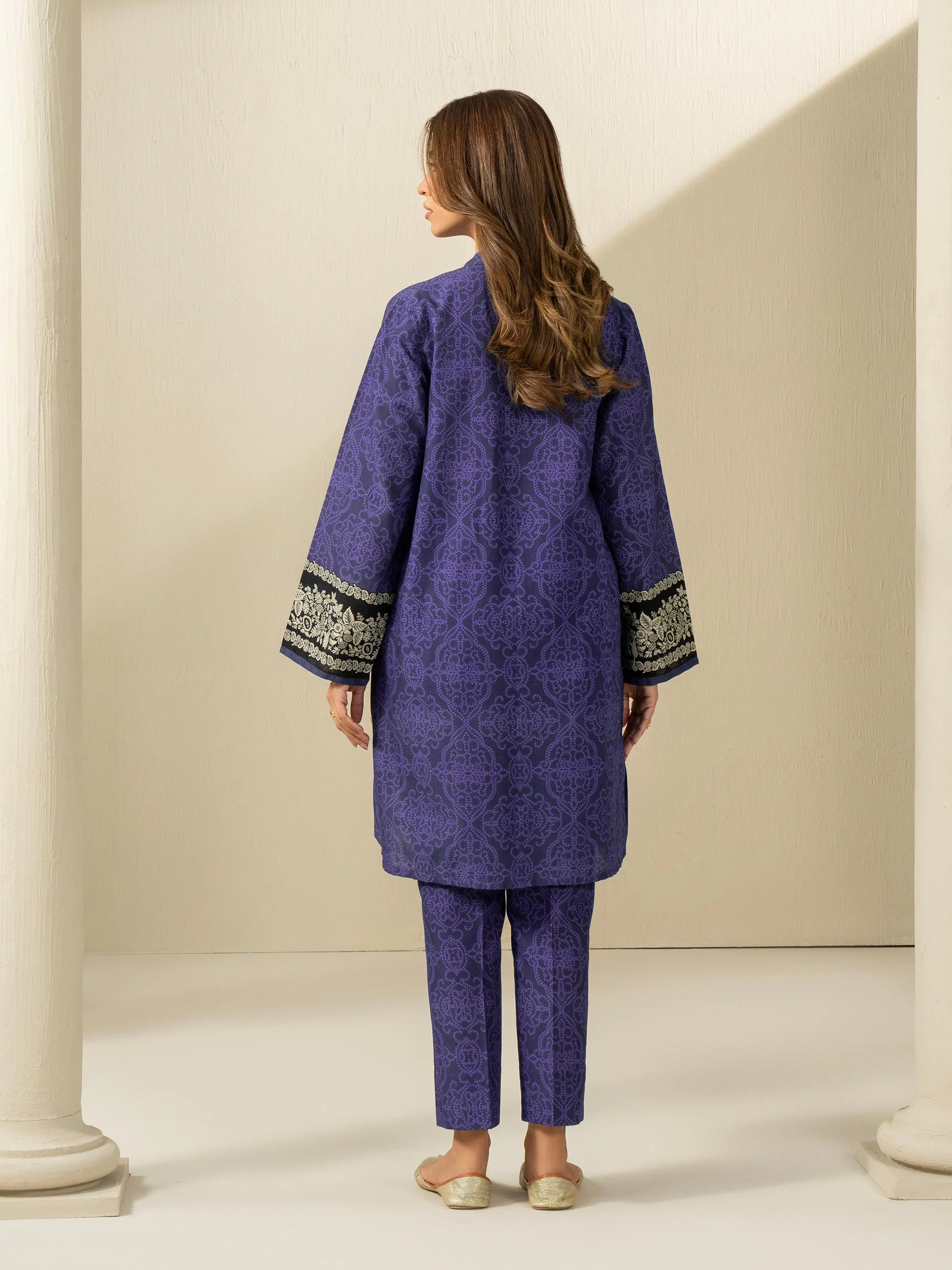 2 Piece Khaddar Suit-Printed (Unstitched) - Image 4