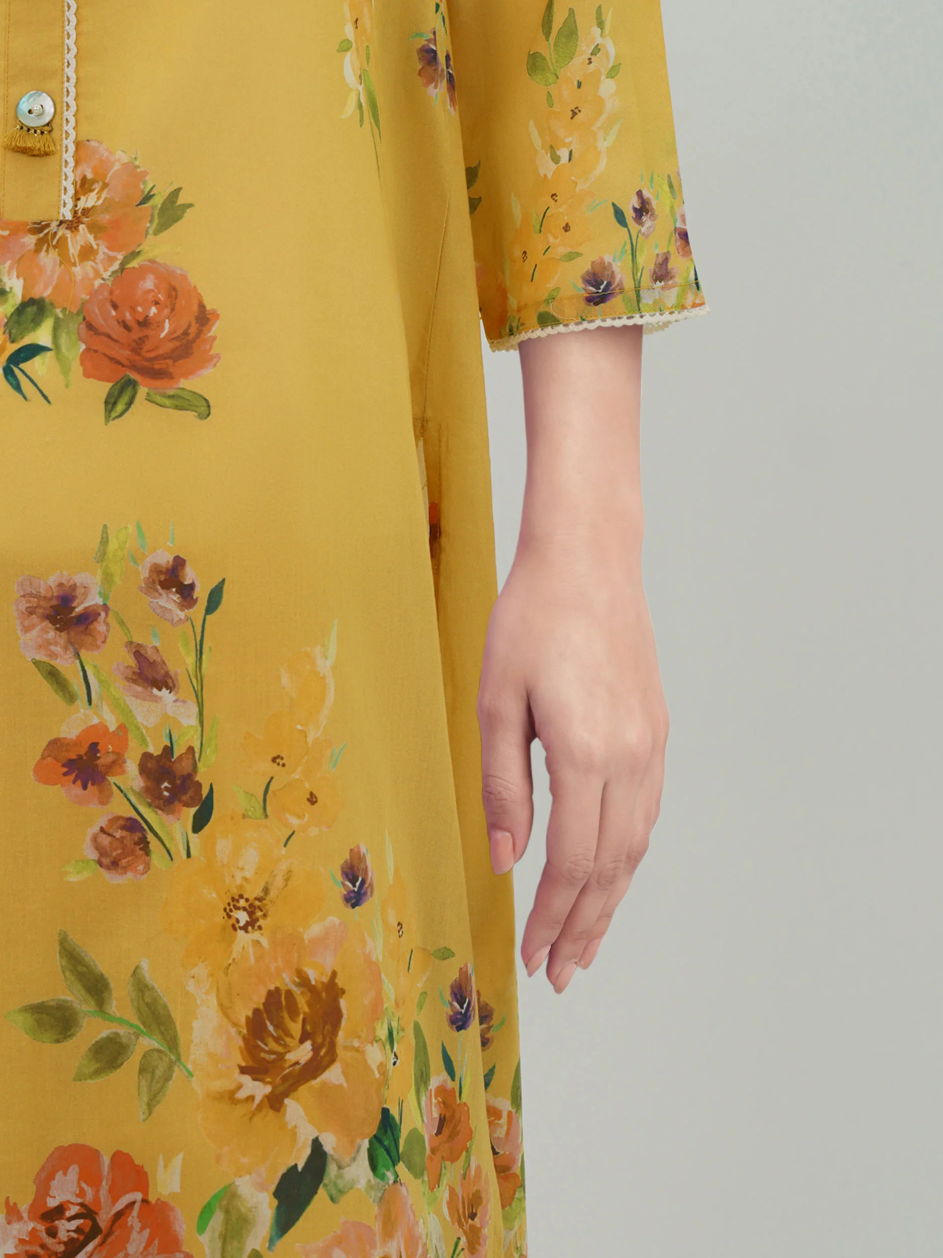 2 Piece Lawn Suit -Printed (Unstitched) - Image 5
