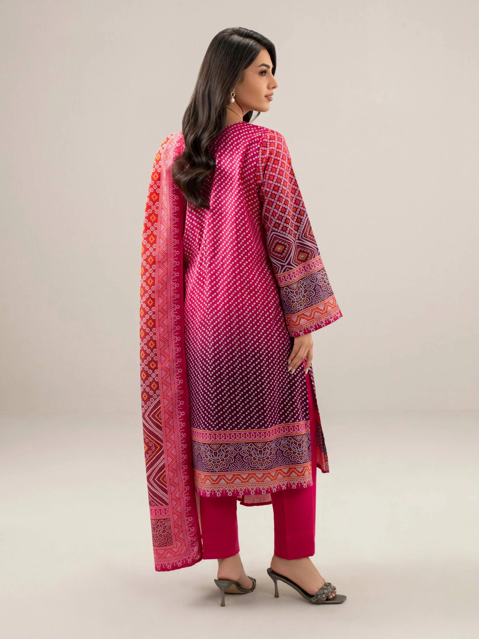 3 Piece Lawn Suit-Embroidered (Unstitched) - Image 3