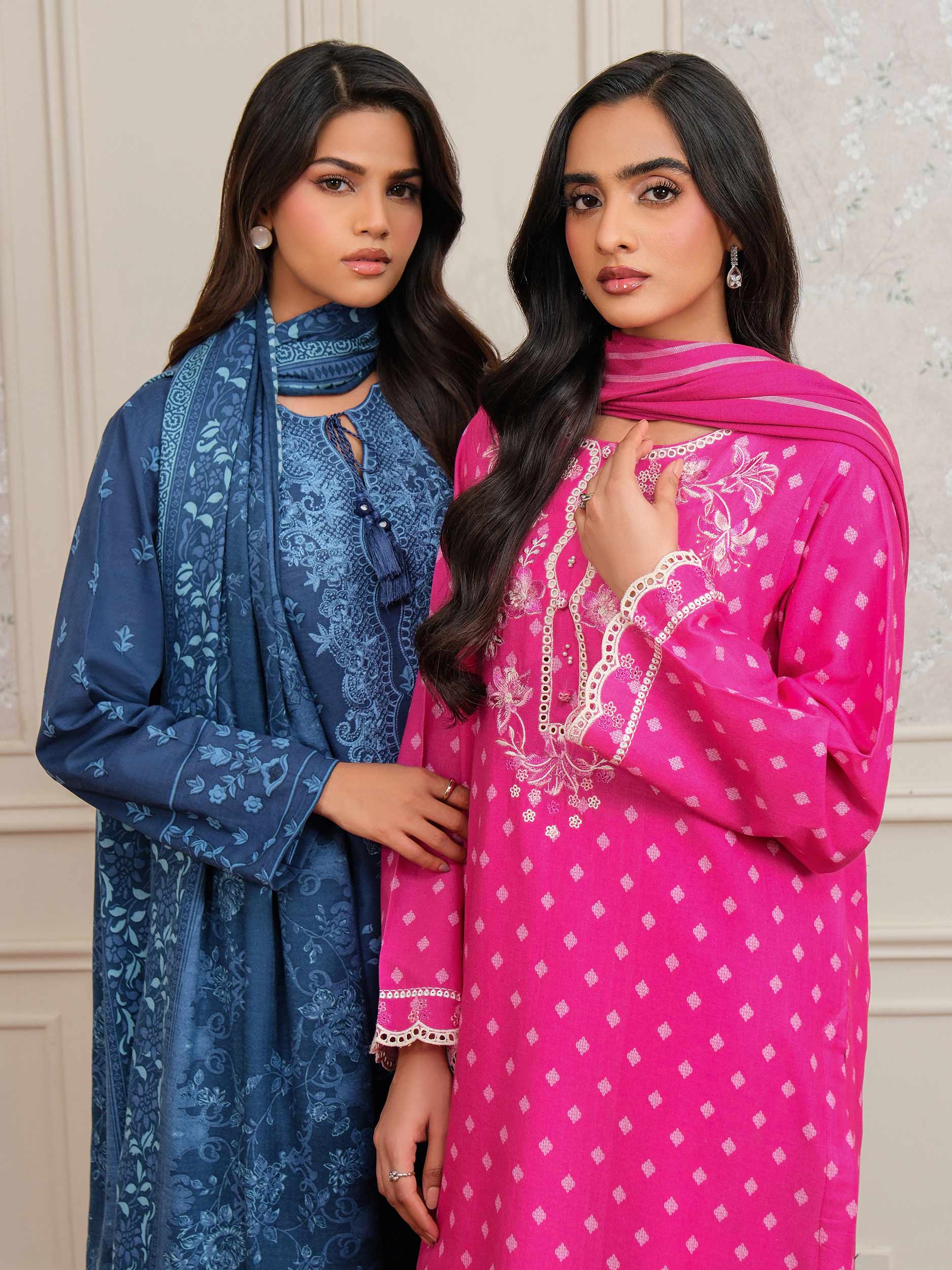 3 Piece Khaddar Suit-Embroidered (Unstitched) - Image 8