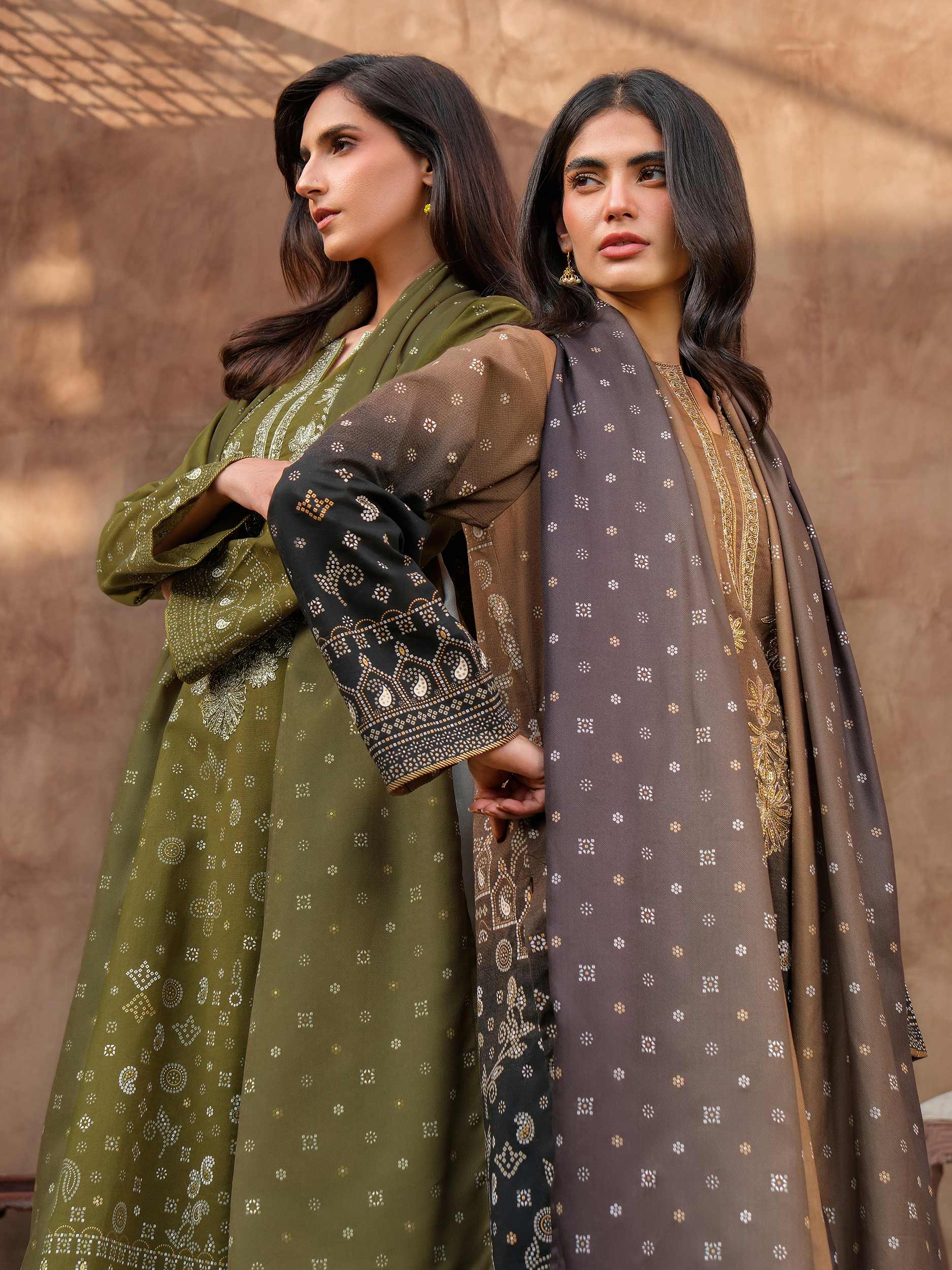 3 Piece Khaddar Suit-Embroidered (Unstitched) - Image 7