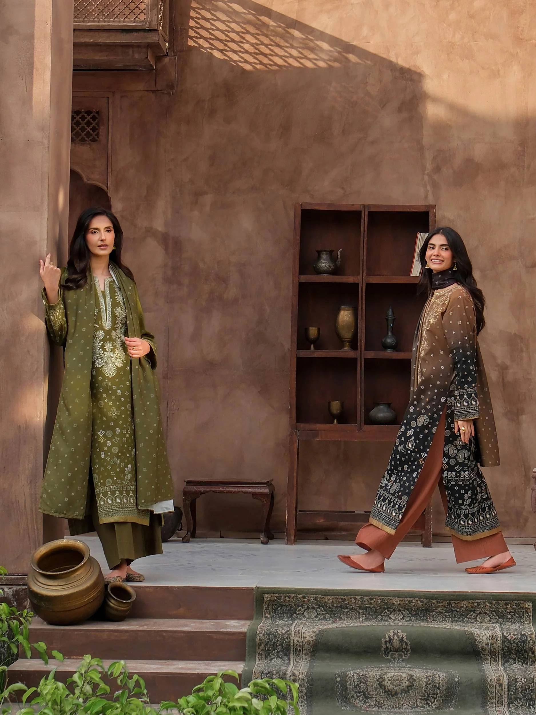 3 Piece Khaddar Suit-Embroidered (Unstitched) - Image 8