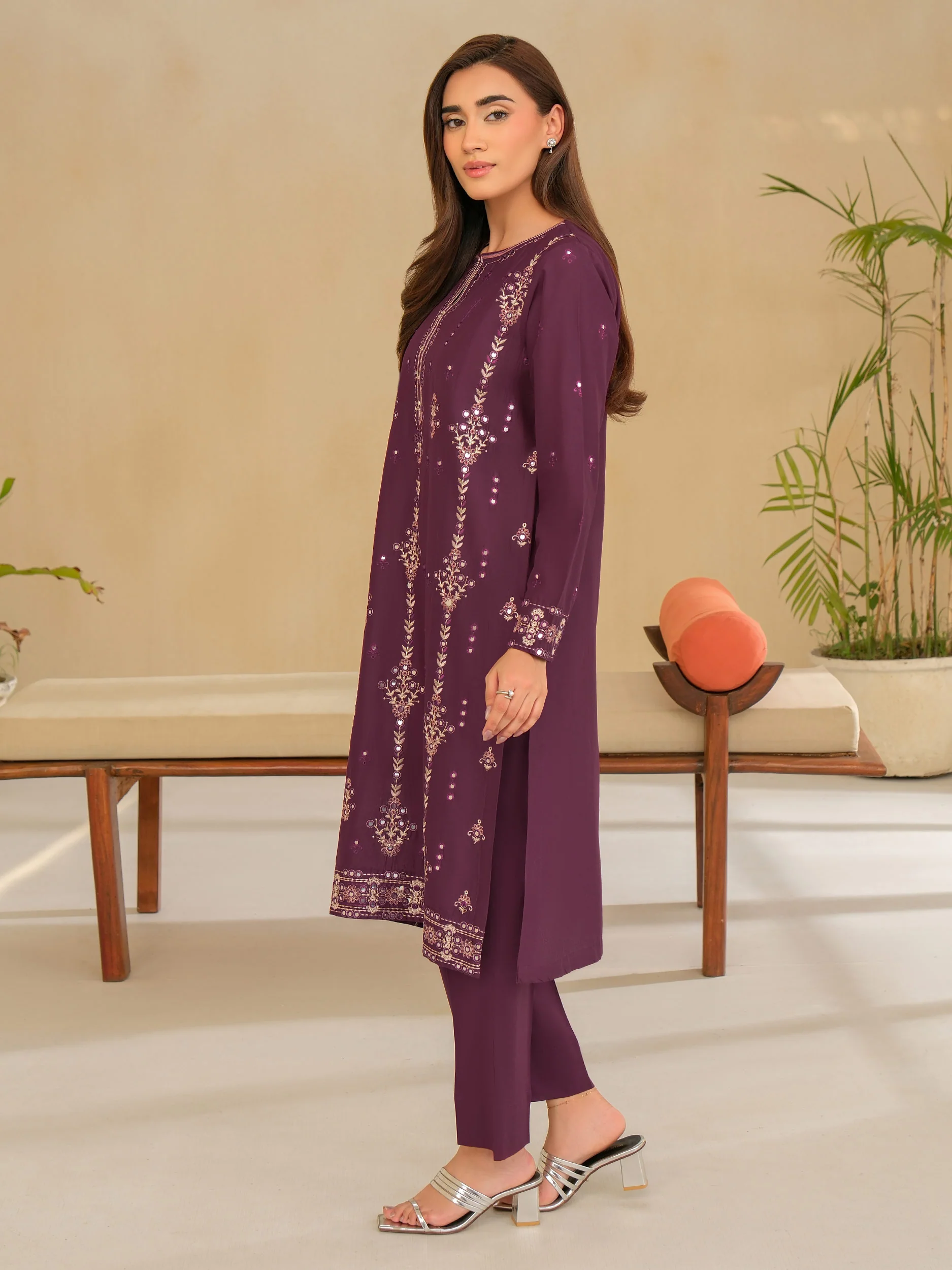 2 Piece Lawn Suit-Embroidered (Unstitched) - Image 3