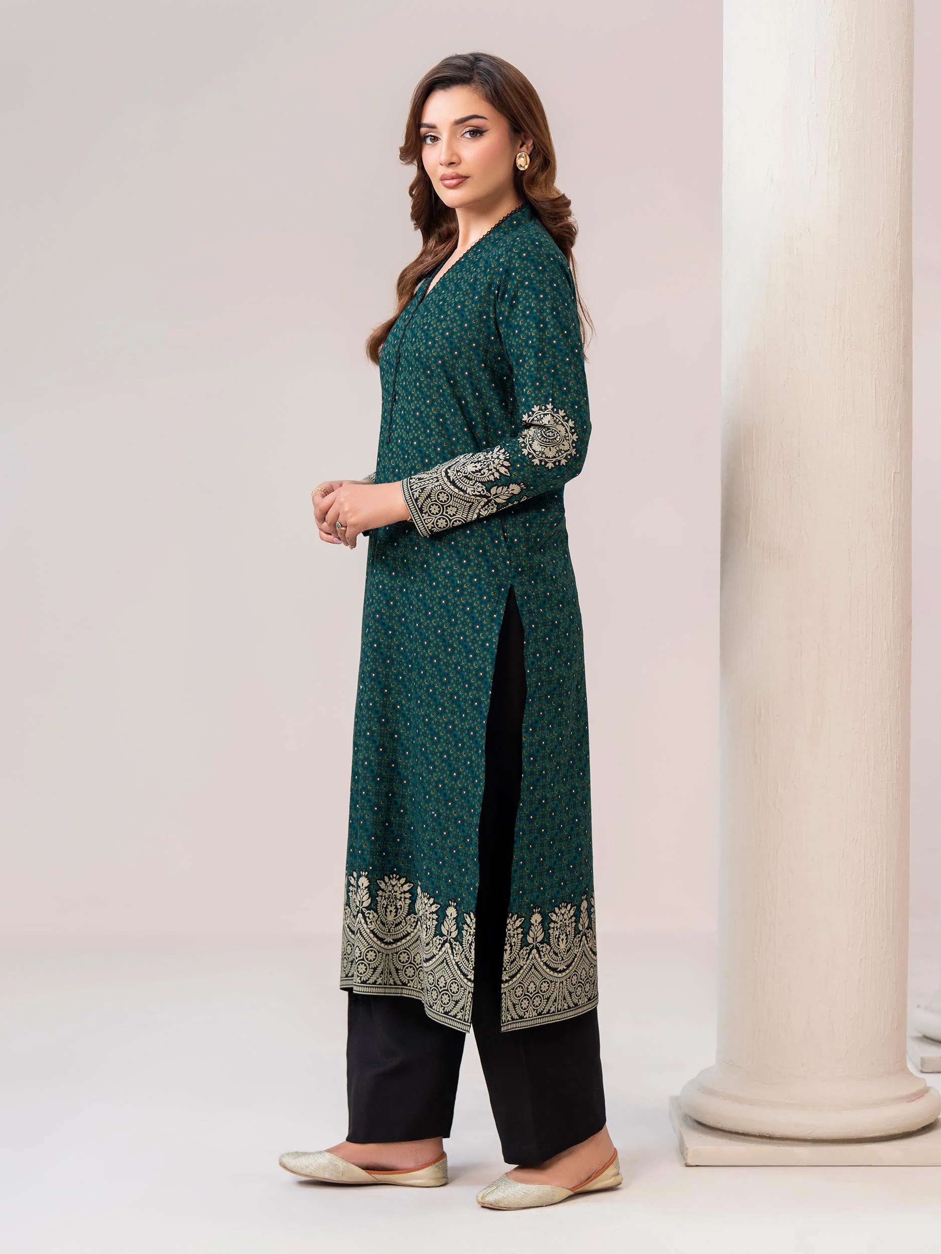 Khaddar-Paste Shirt(Unstitched) - Image 2